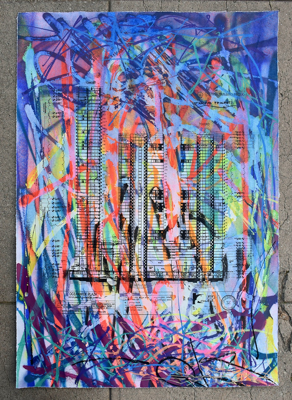 OCEANWIDE PLAZA BILLION $ PRINT