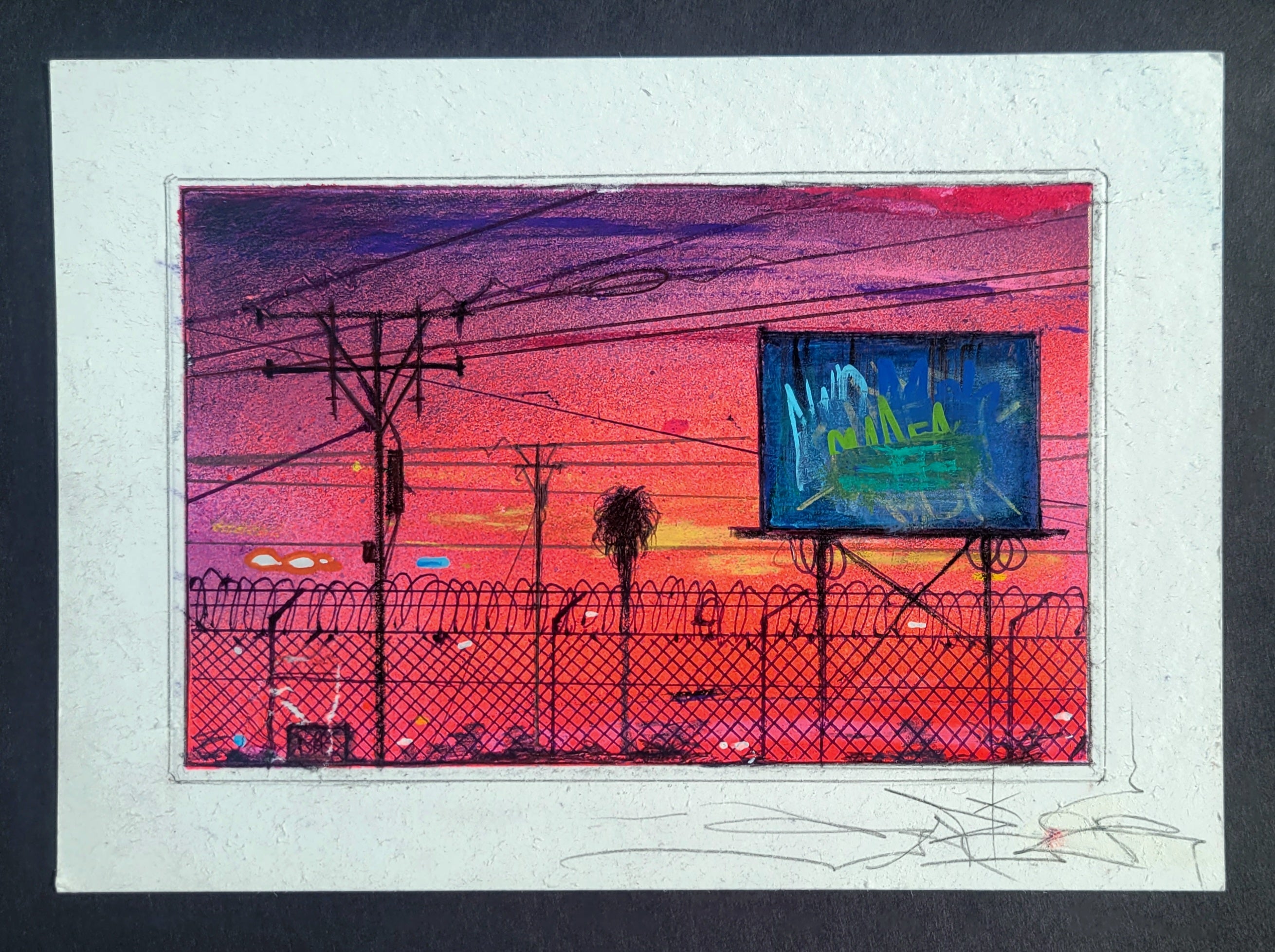 Near DTLA Razor Wire Study