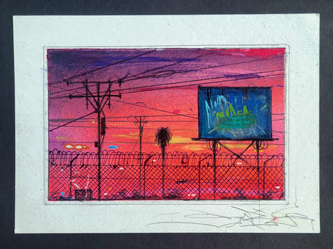 Near DTLA Razor Wire Study