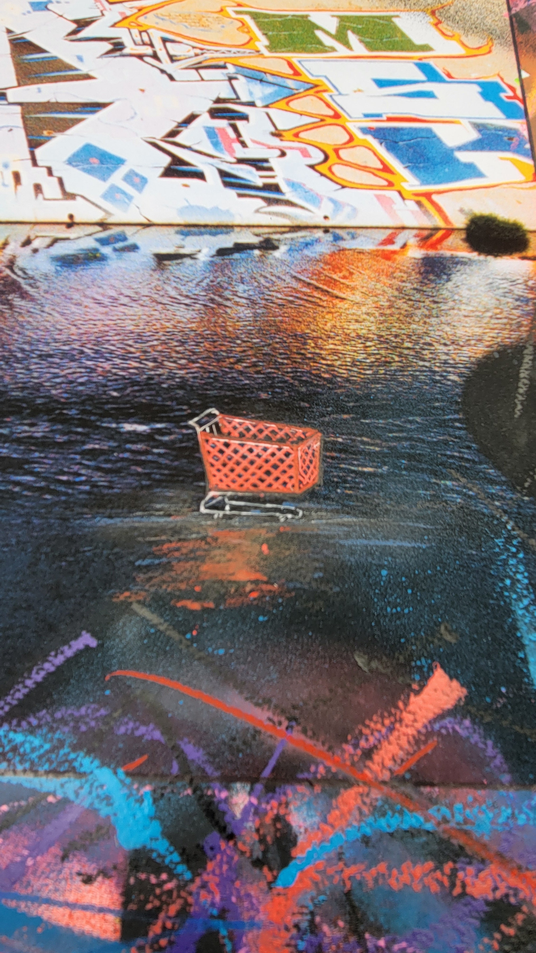 Embellished LA River Giclee