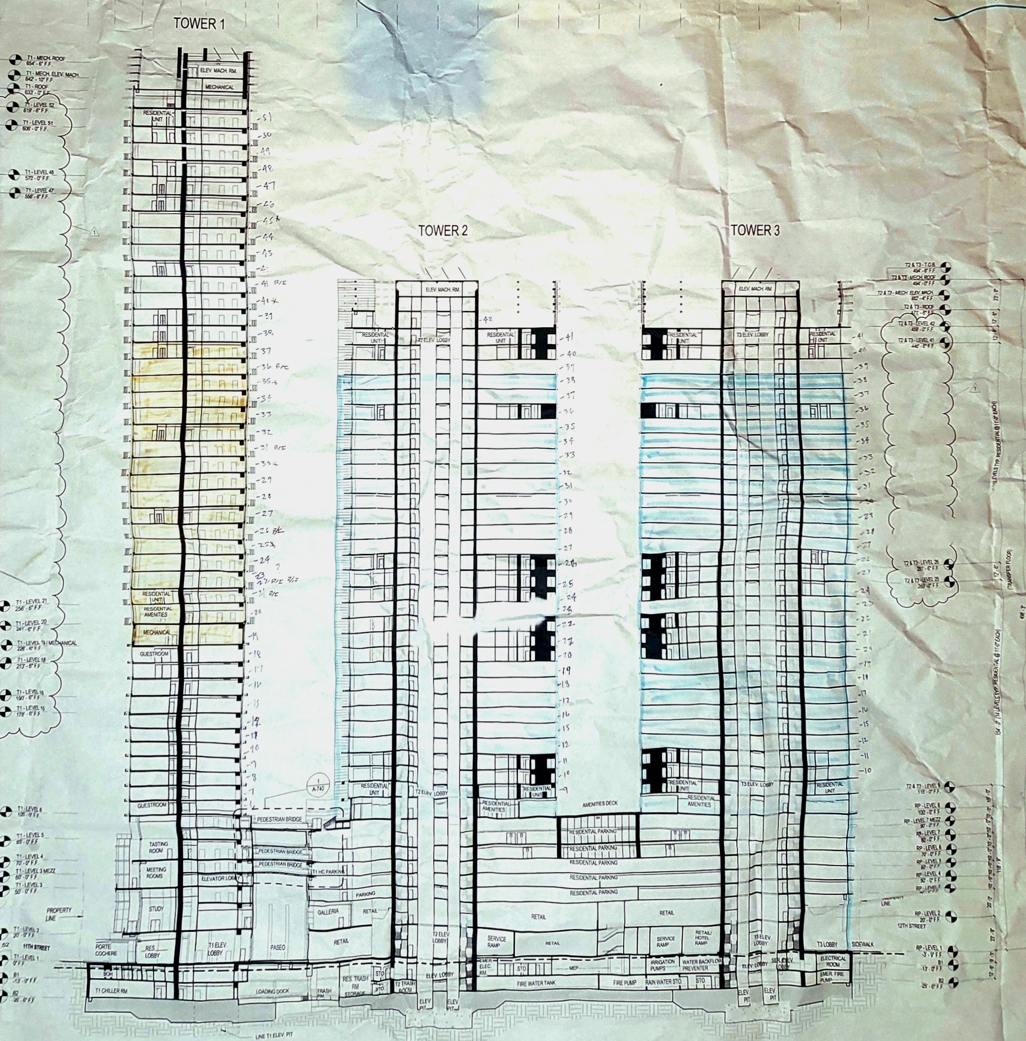 OCEANWIDE PLAZA BILLION $ PRINT