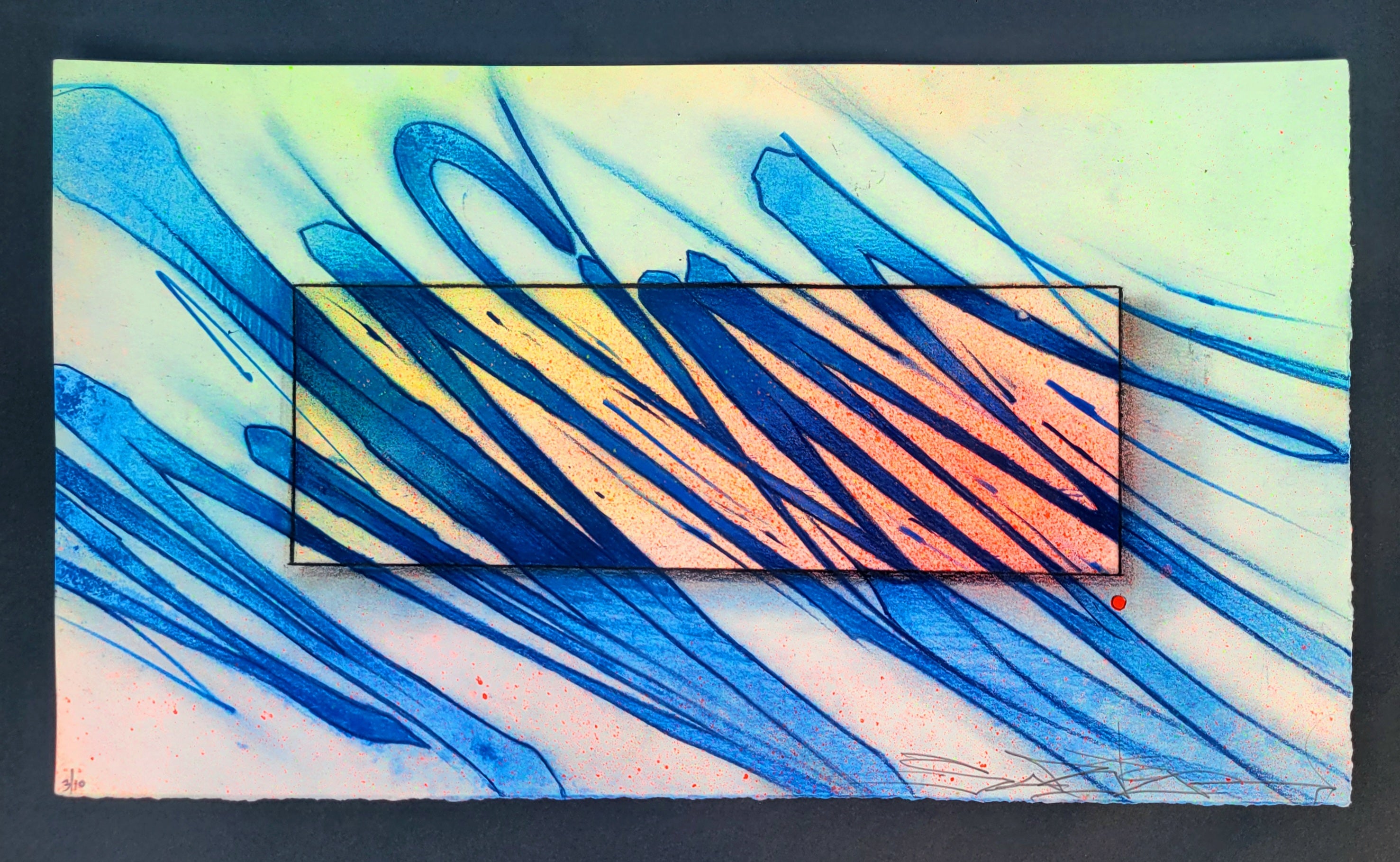 Blue × Spectrum Whips Paper Series