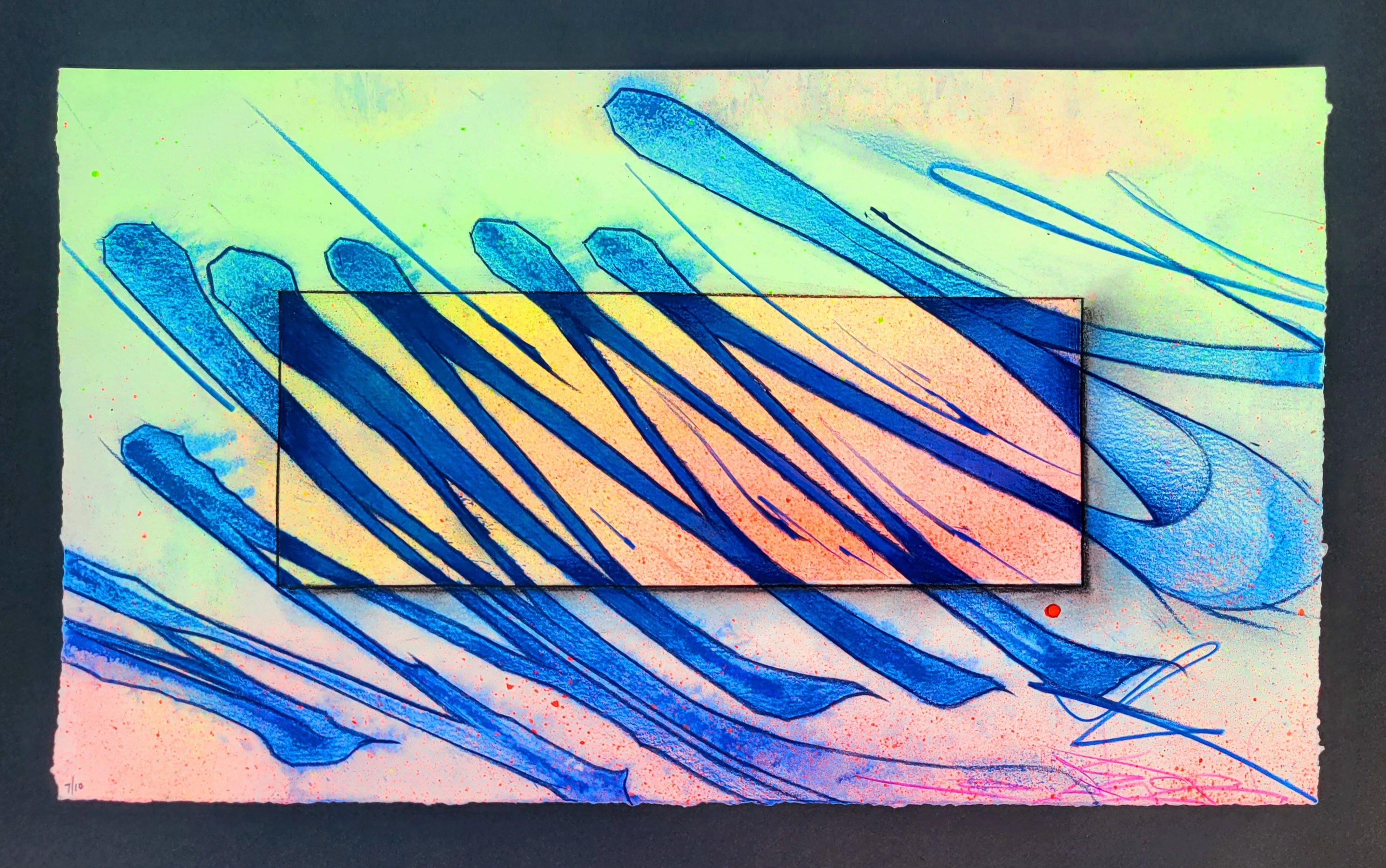 Blue × Spectrum Whips Paper Series