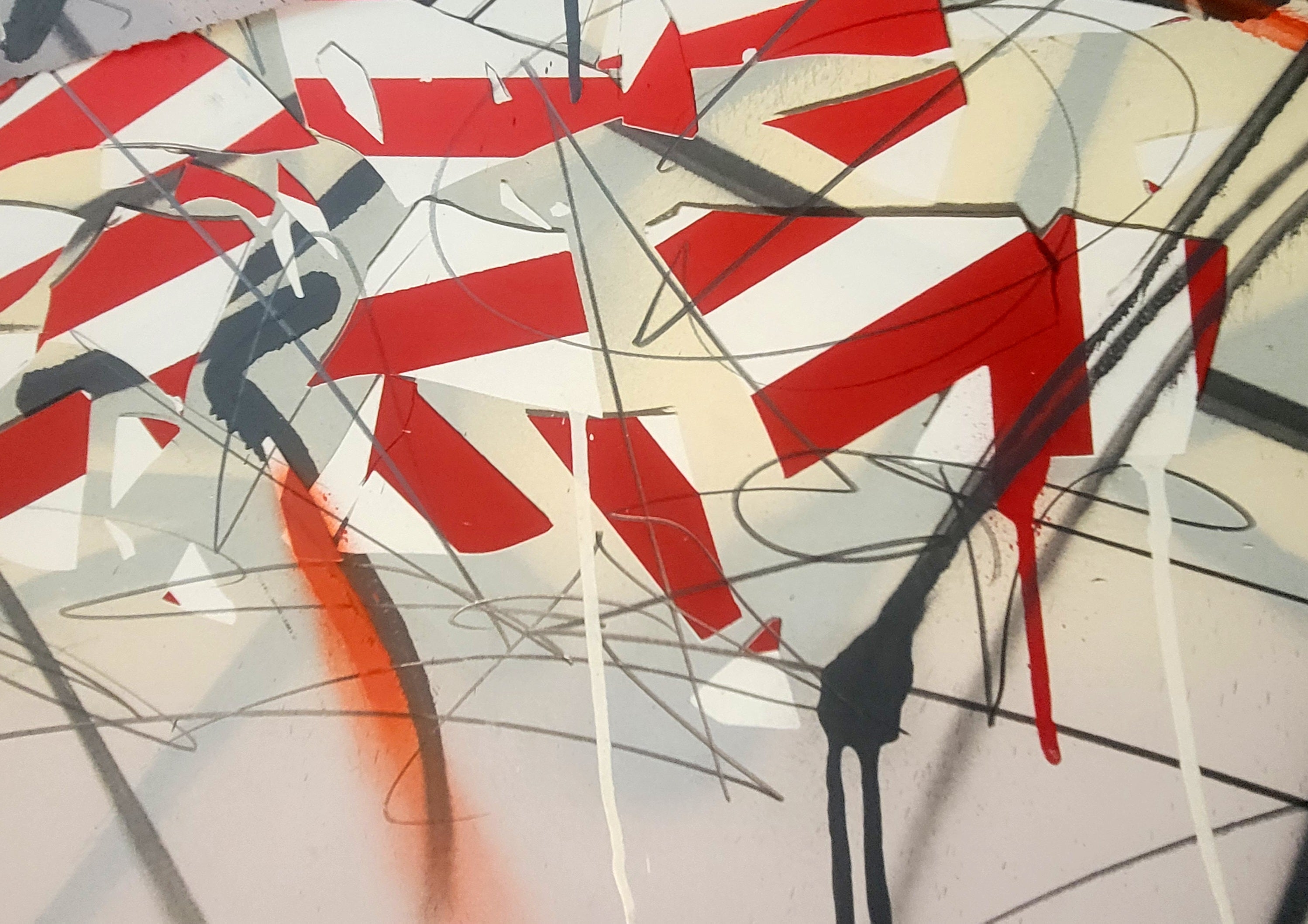 "INDIVISIBLE" MIXED MEDIA SERIGRAPH