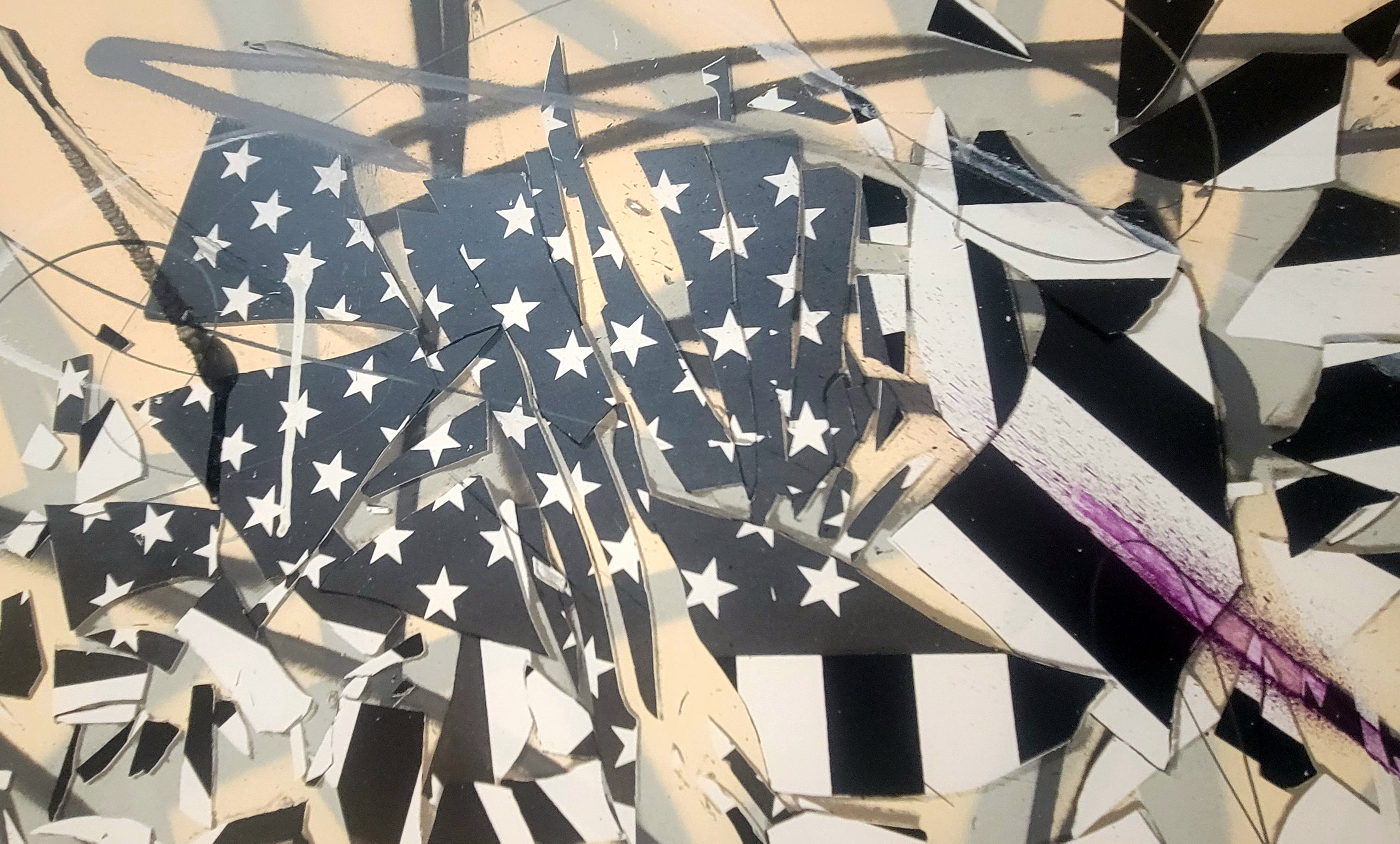 INDIVISIBLE - BLACK & GREY HPM SERIGRAPH