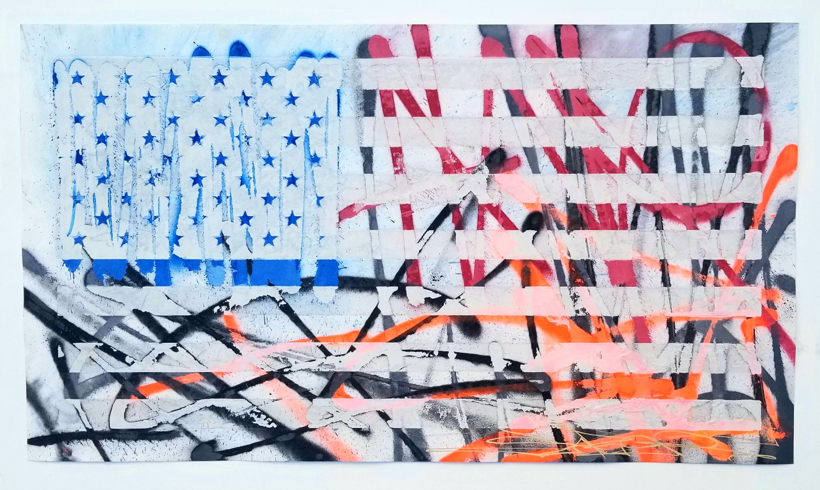 Flag Painting/Serigraph Tests
