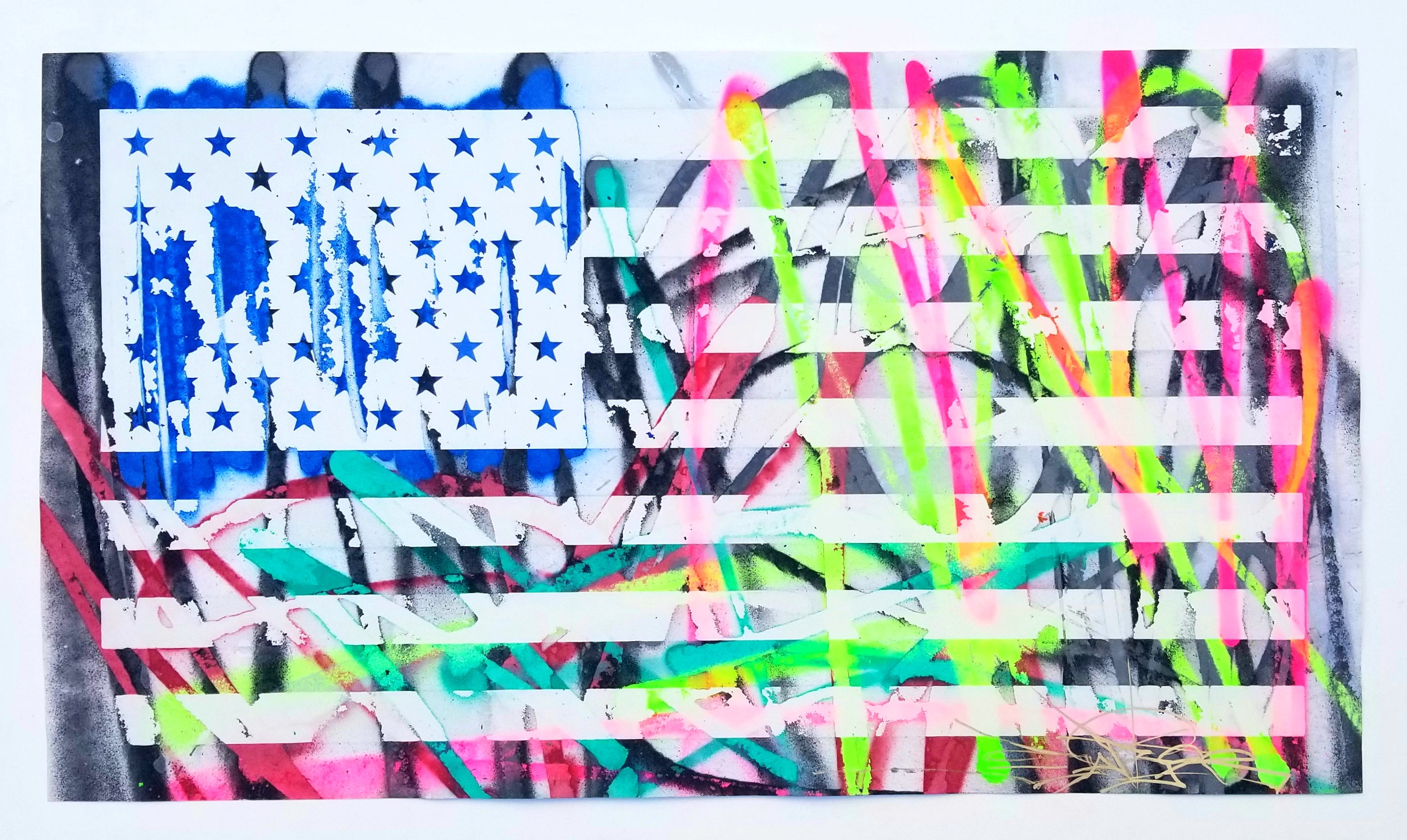 Flag Painting/Serigraph Tests