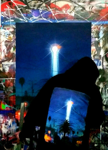 ARTWORK REBEL HOODIE SPECIAL COLORS RED & BLUE