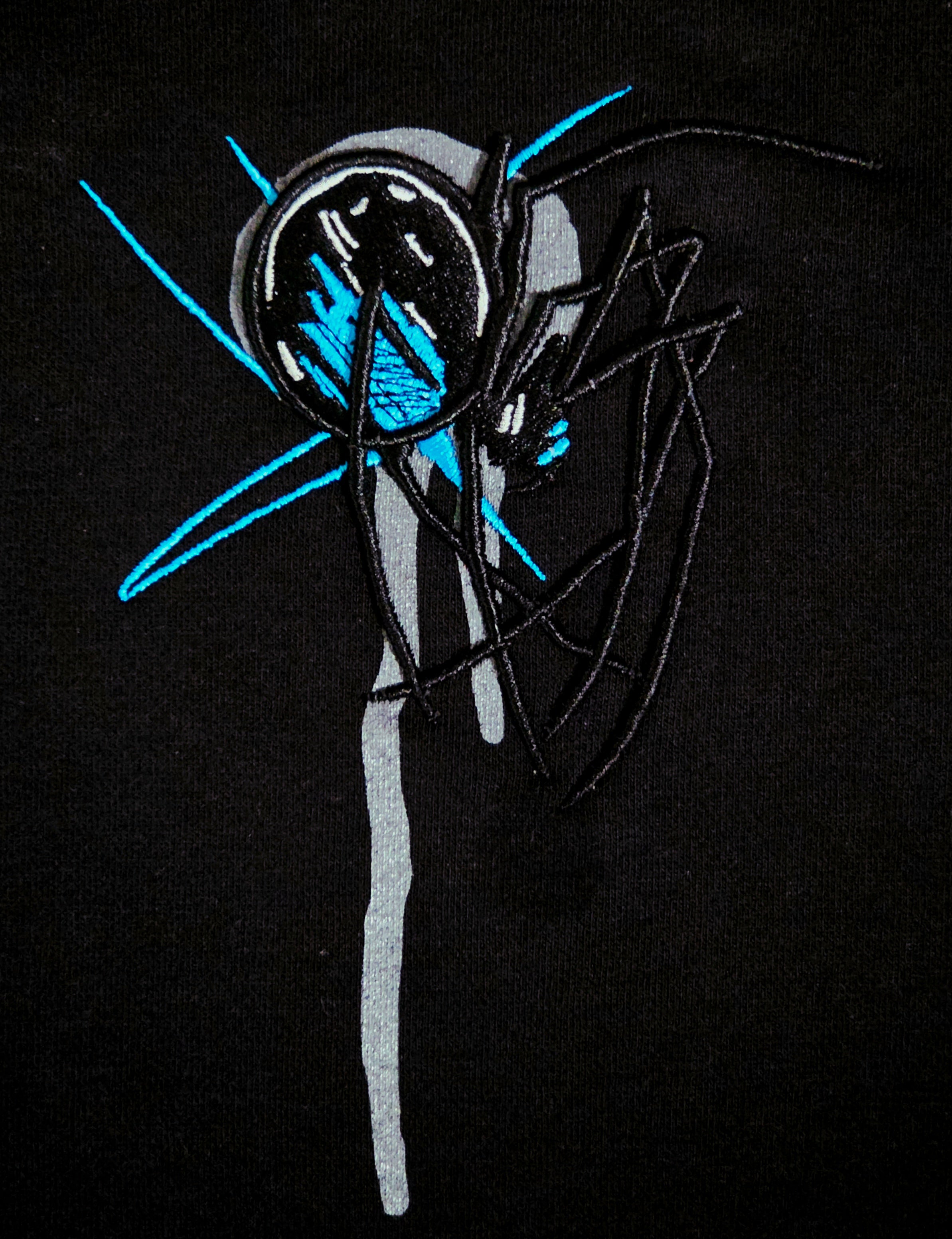 ARTWORK REBEL HOODIE SPECIAL COLORS RED & BLUE