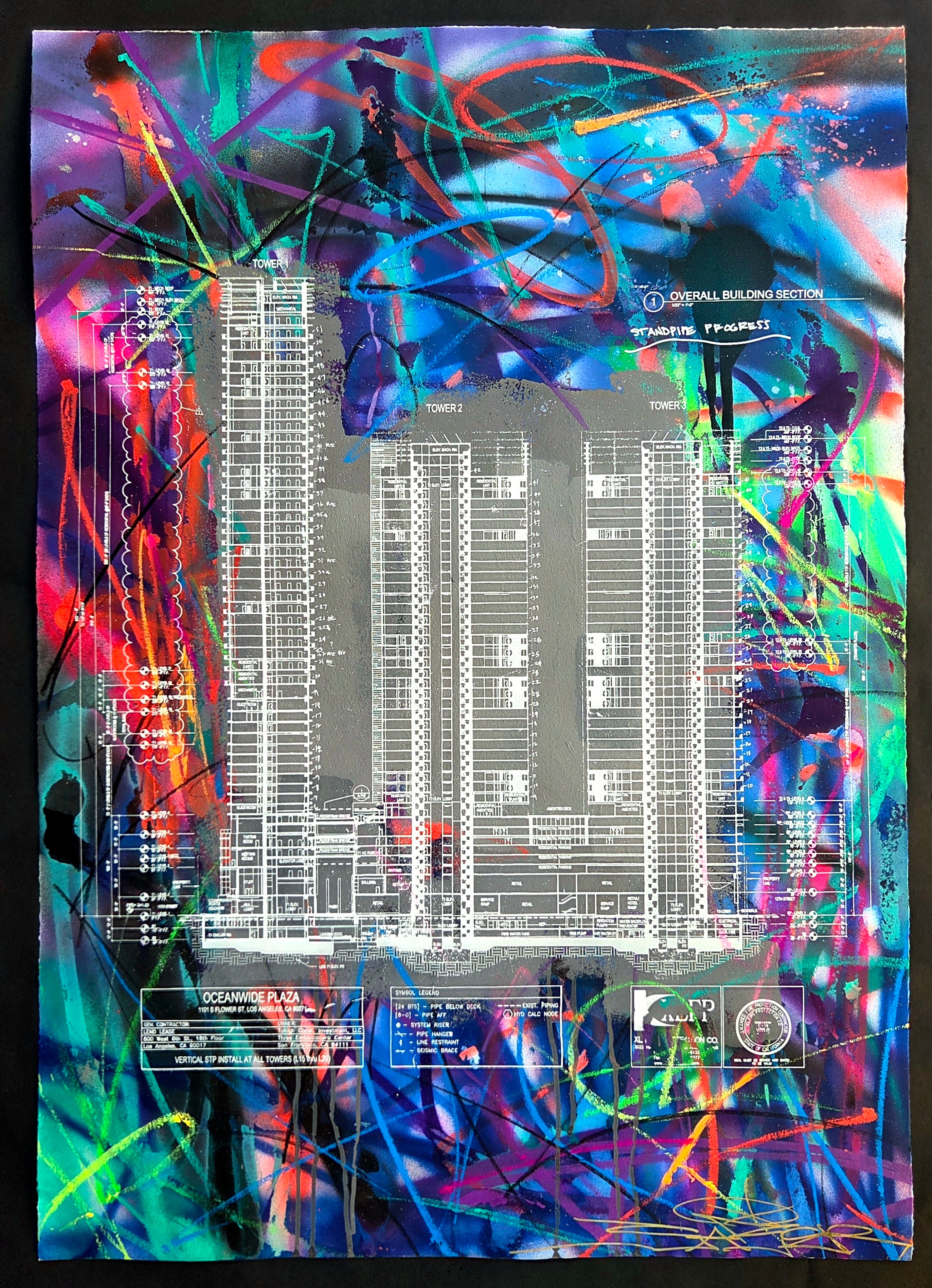 OCEANWIDE GRAFFITI TOWERS BUFFED RIP!