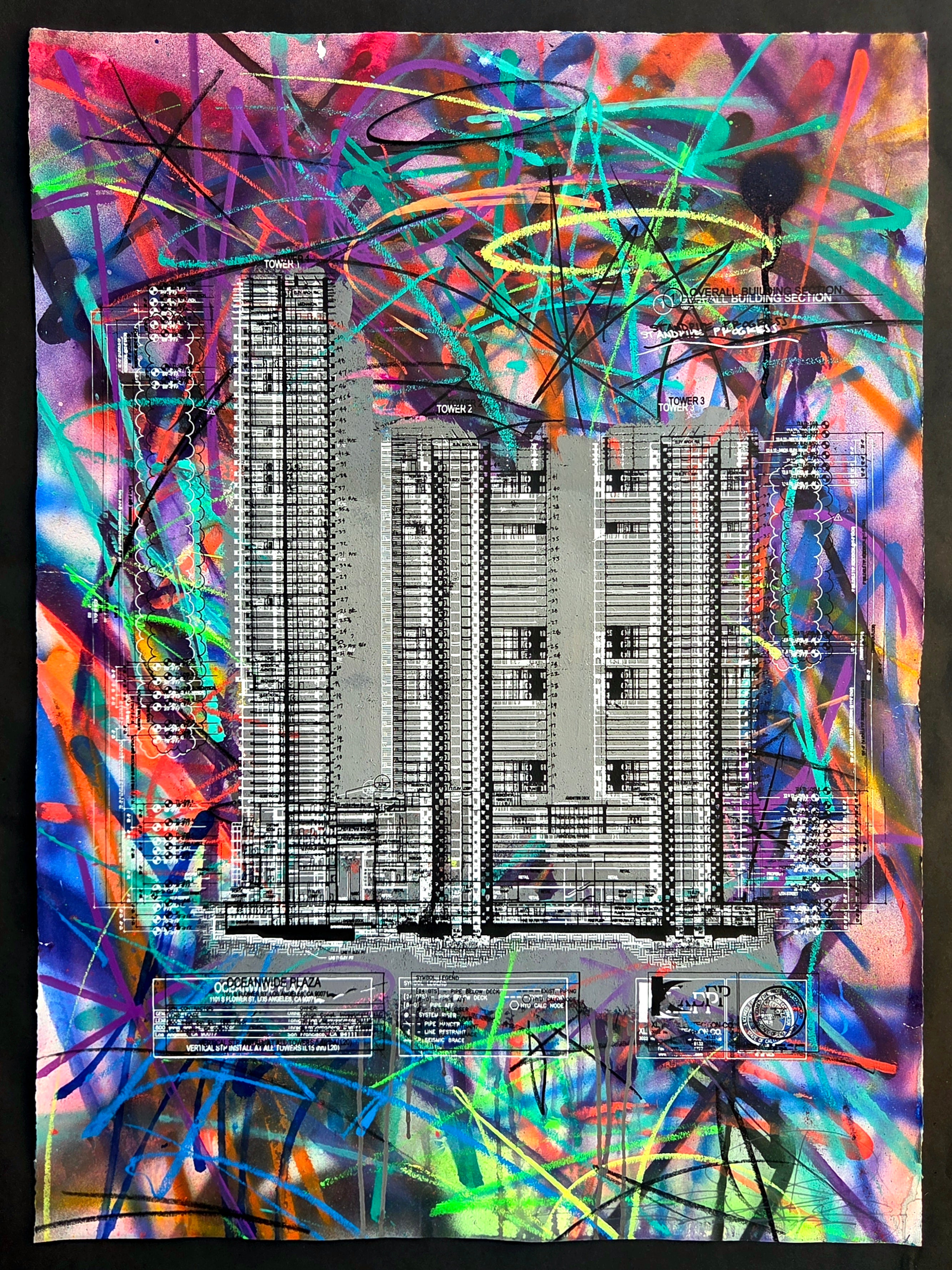 OCEANWIDE GRAFFITI TOWERS BUFFED RIP!