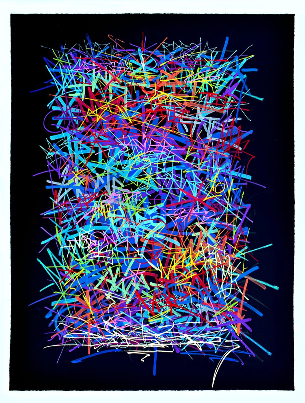 CHROMATIC TAGS ON BLACK