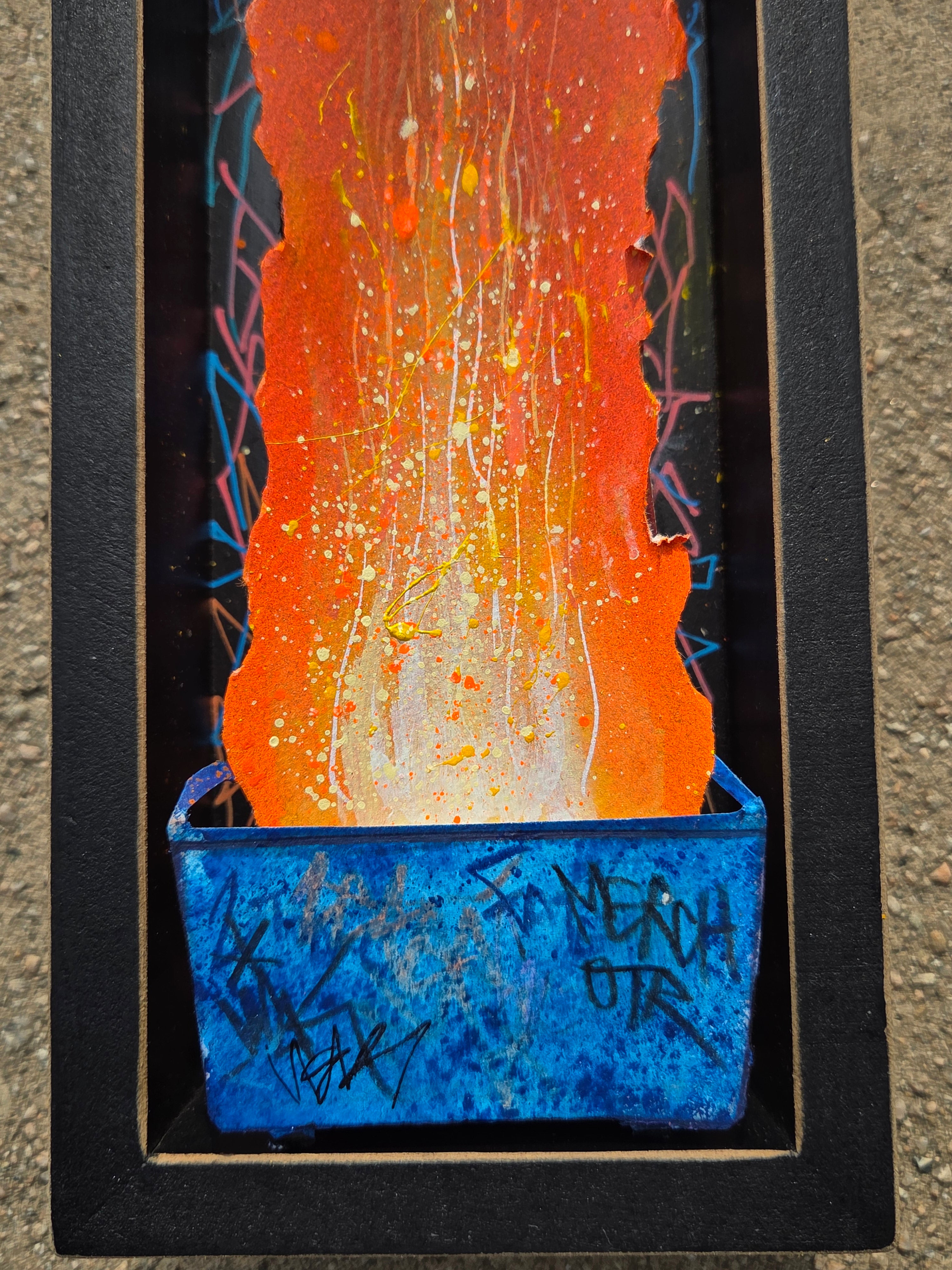 DumpsterFire ShadowBox