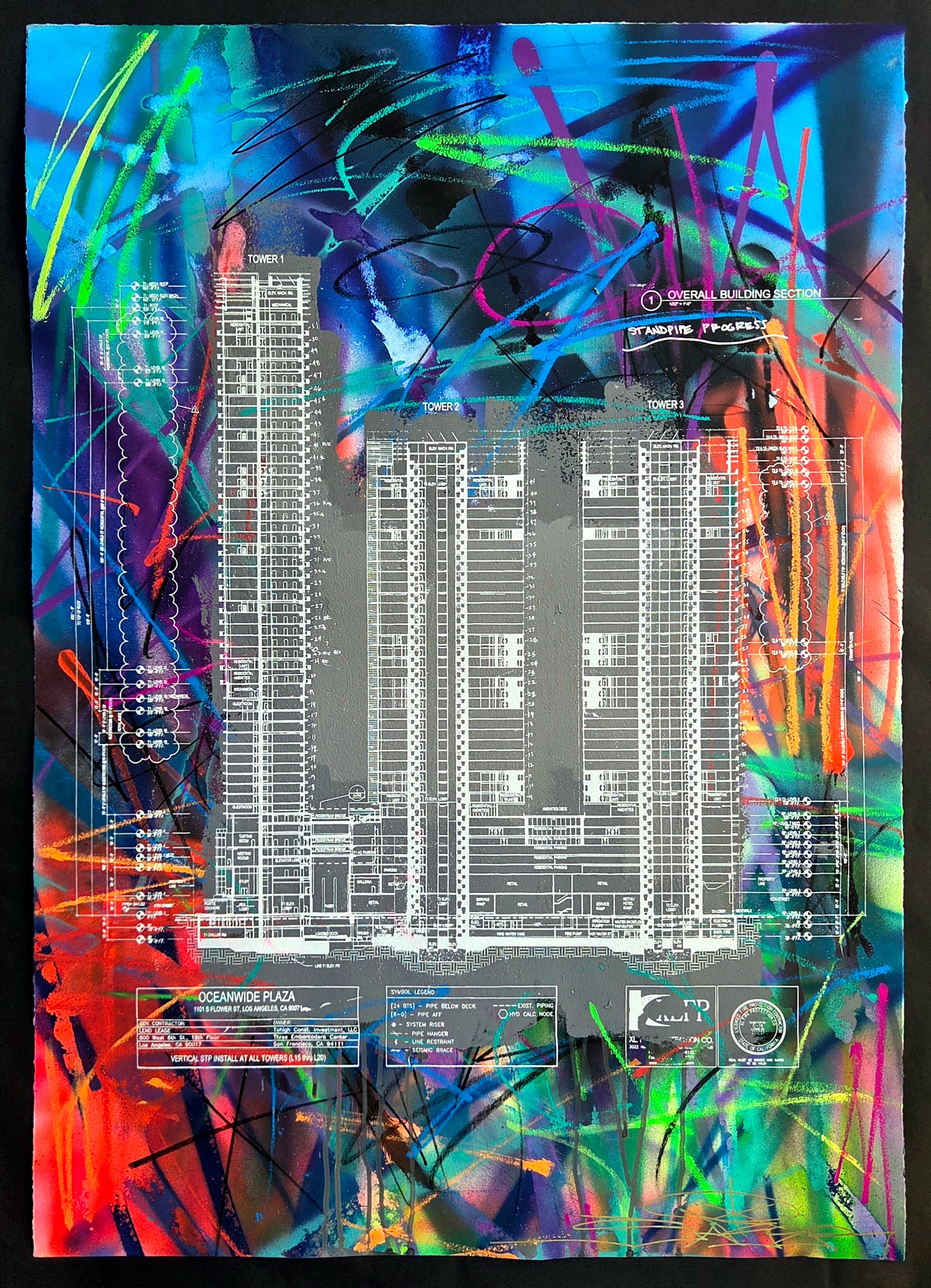 OCEANWIDE GRAFFITI TOWERS BUFFED RIP!