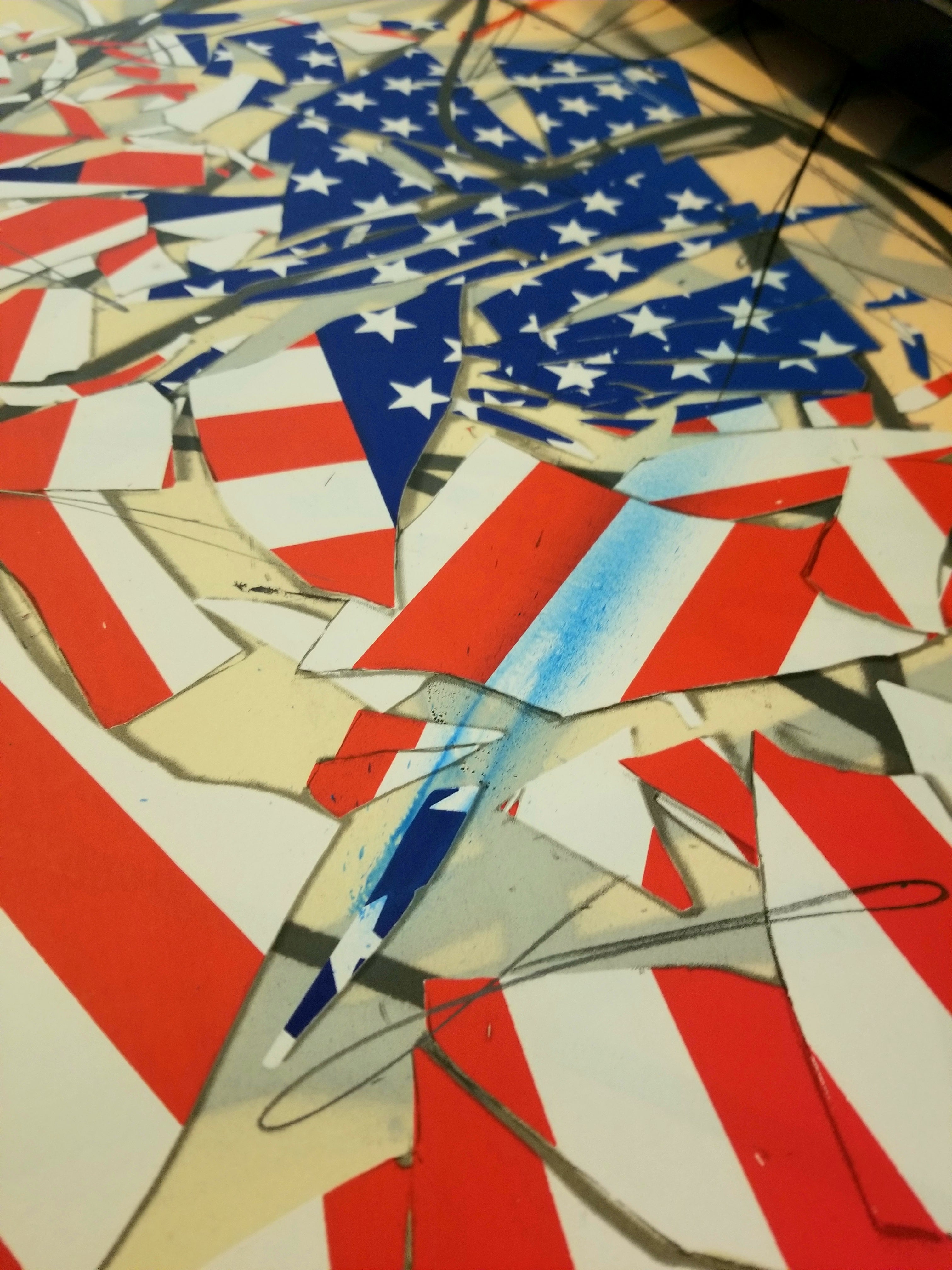 "INDIVISIBLE" MIXED MEDIA SERIGRAPH