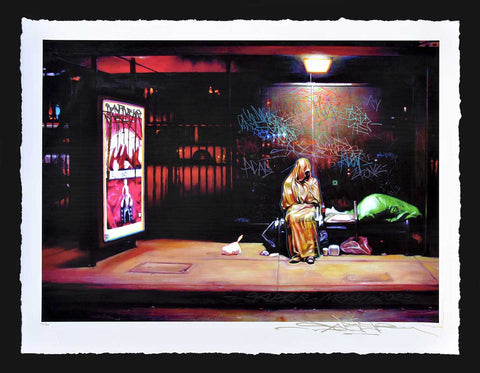 LASTSTOP Black Light Print