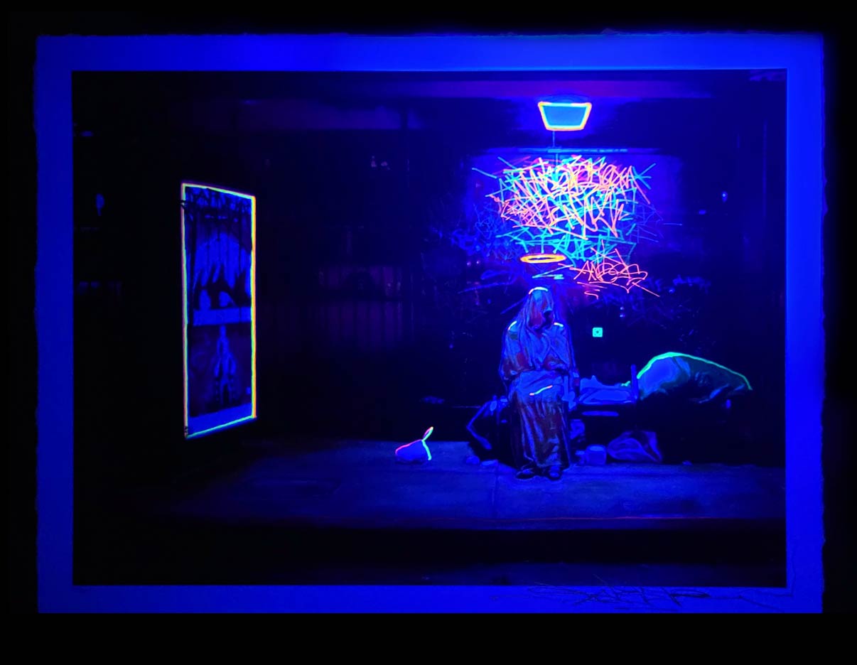 LASTSTOP Black Light Print