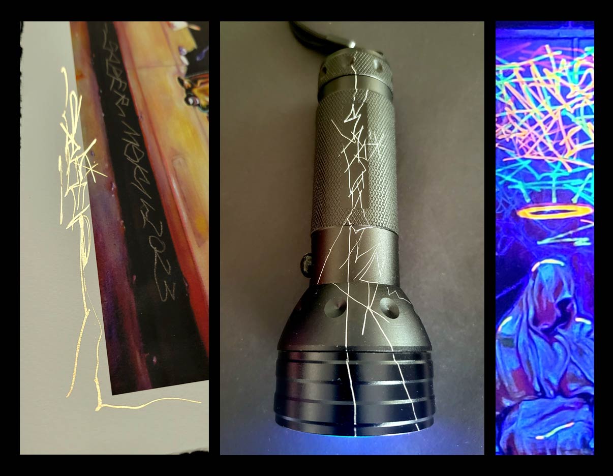 LASTSTOP Black Light Print