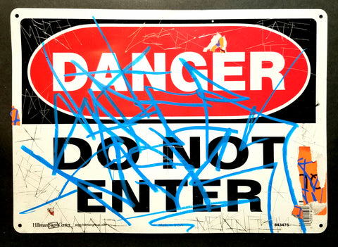 Tagged Danger Sign