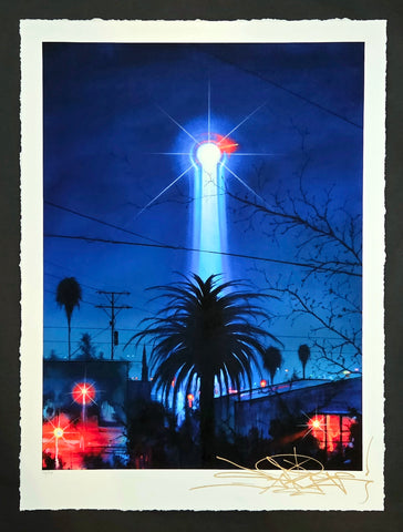 LAPD HELI 213 PRINT