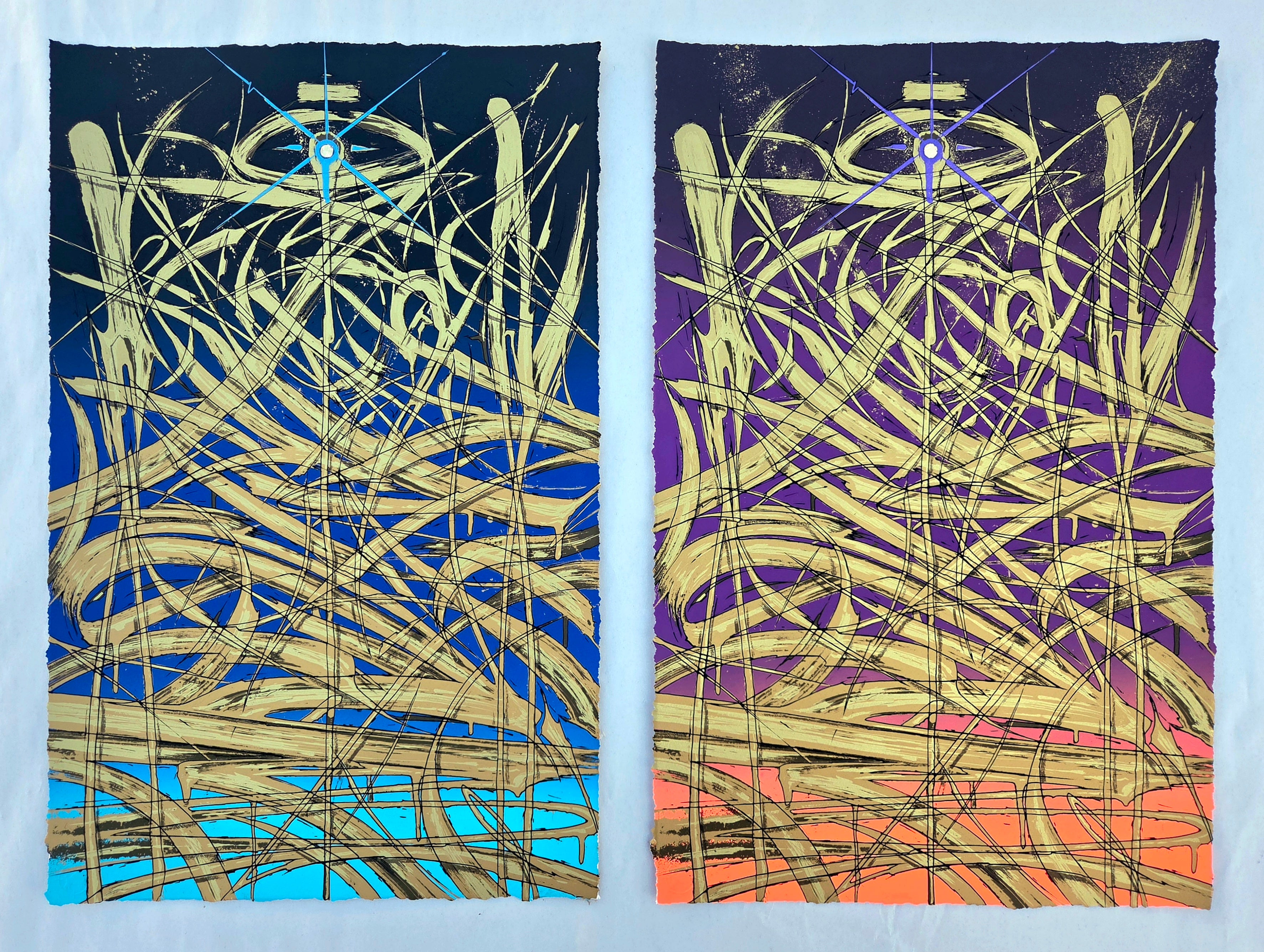 Midnight & Sunset SERIGRAPHS