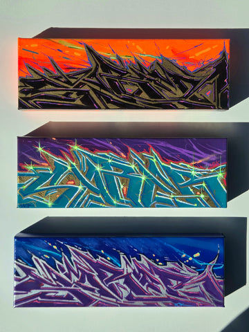 SMALL GRAFFITI BURNER CANVASES