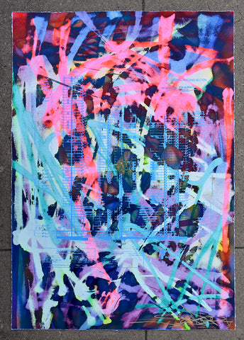 OCEANWIDE PLAZA TOWERS BILLION DOLLARS PRINT BLUE EDITION
