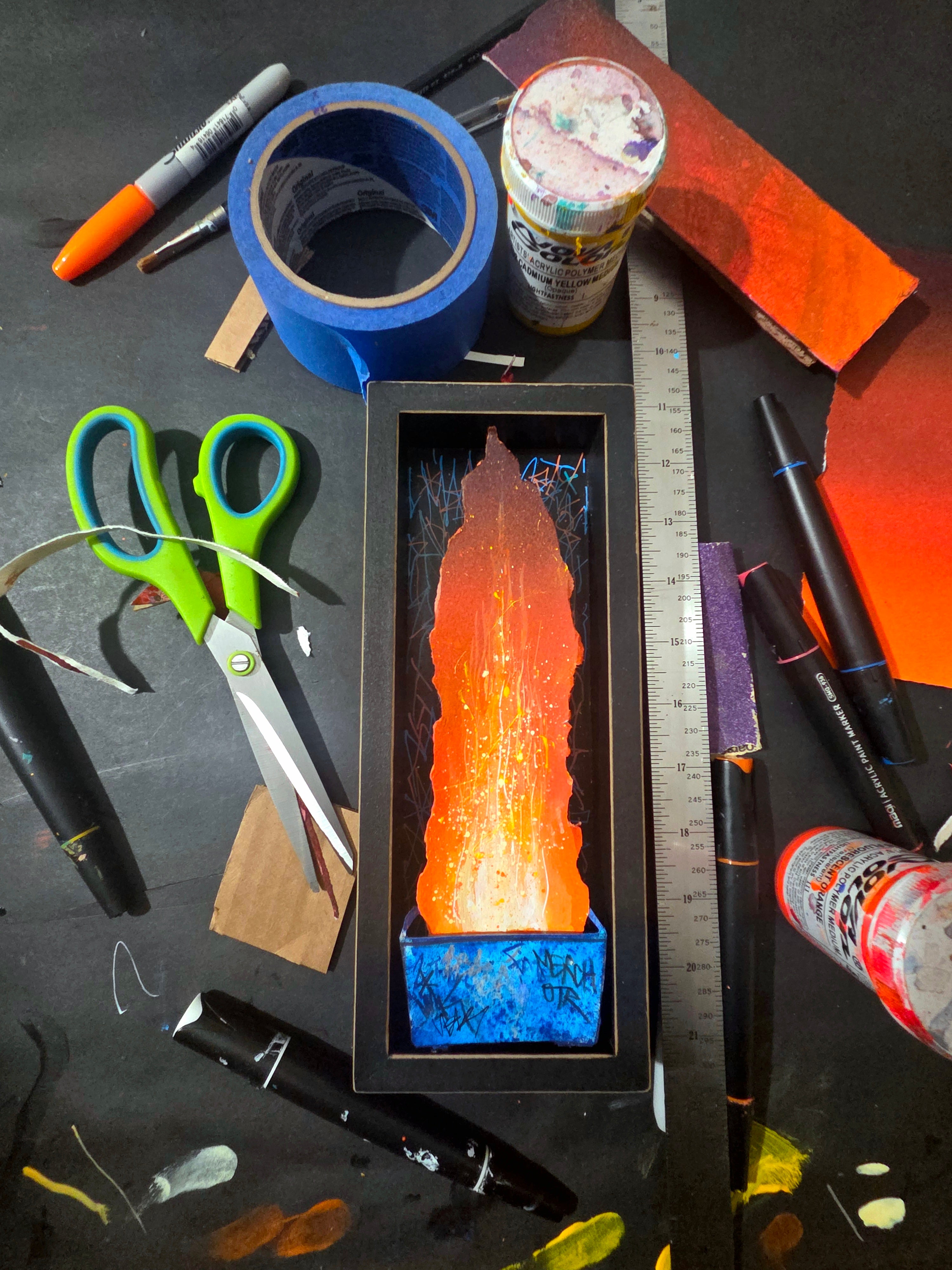 DumpsterFire ShadowBox