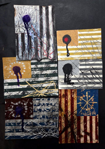 Lino-Print Flags