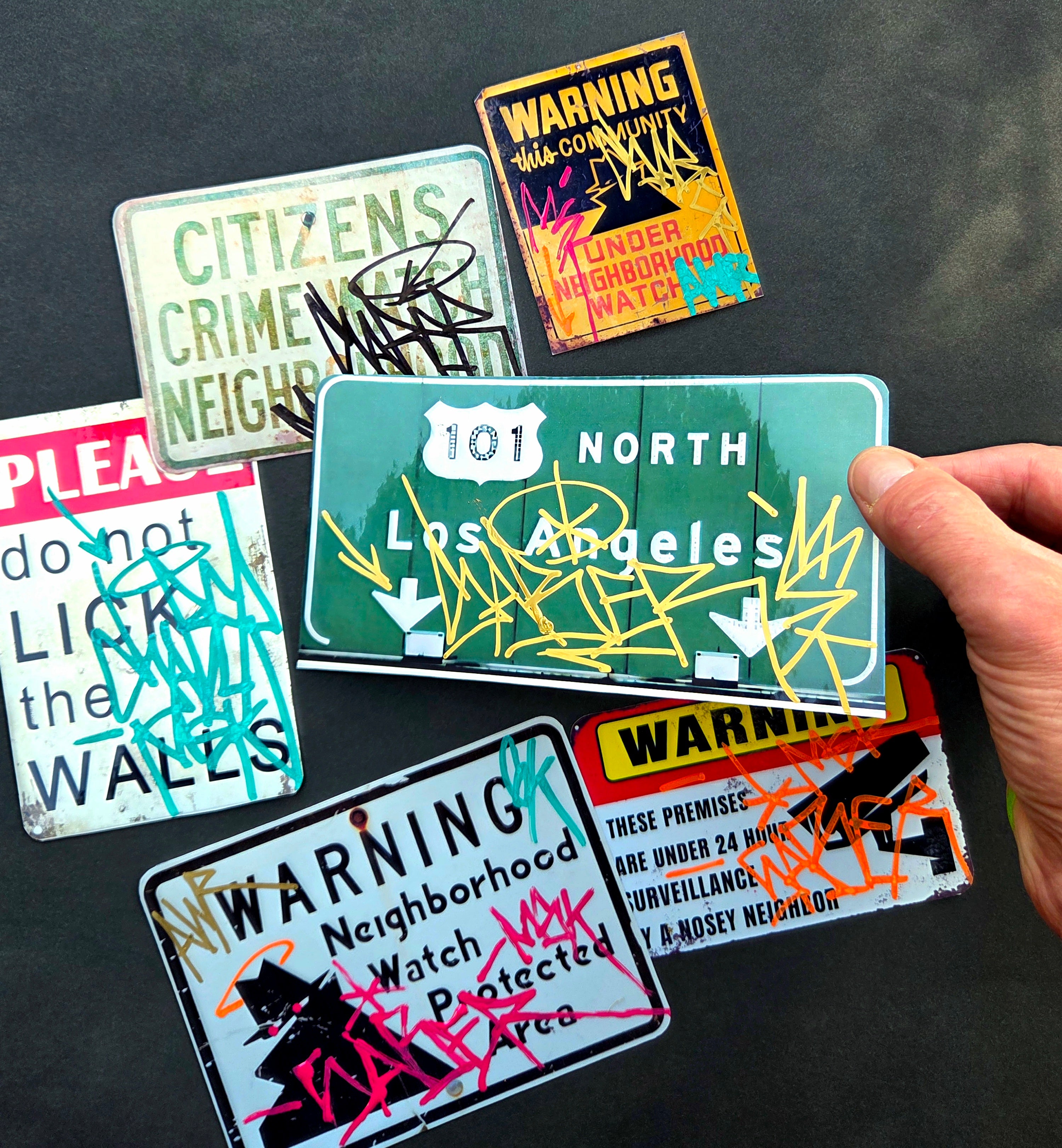 101 FRWY TAGGED SIGNS STICKER PACK