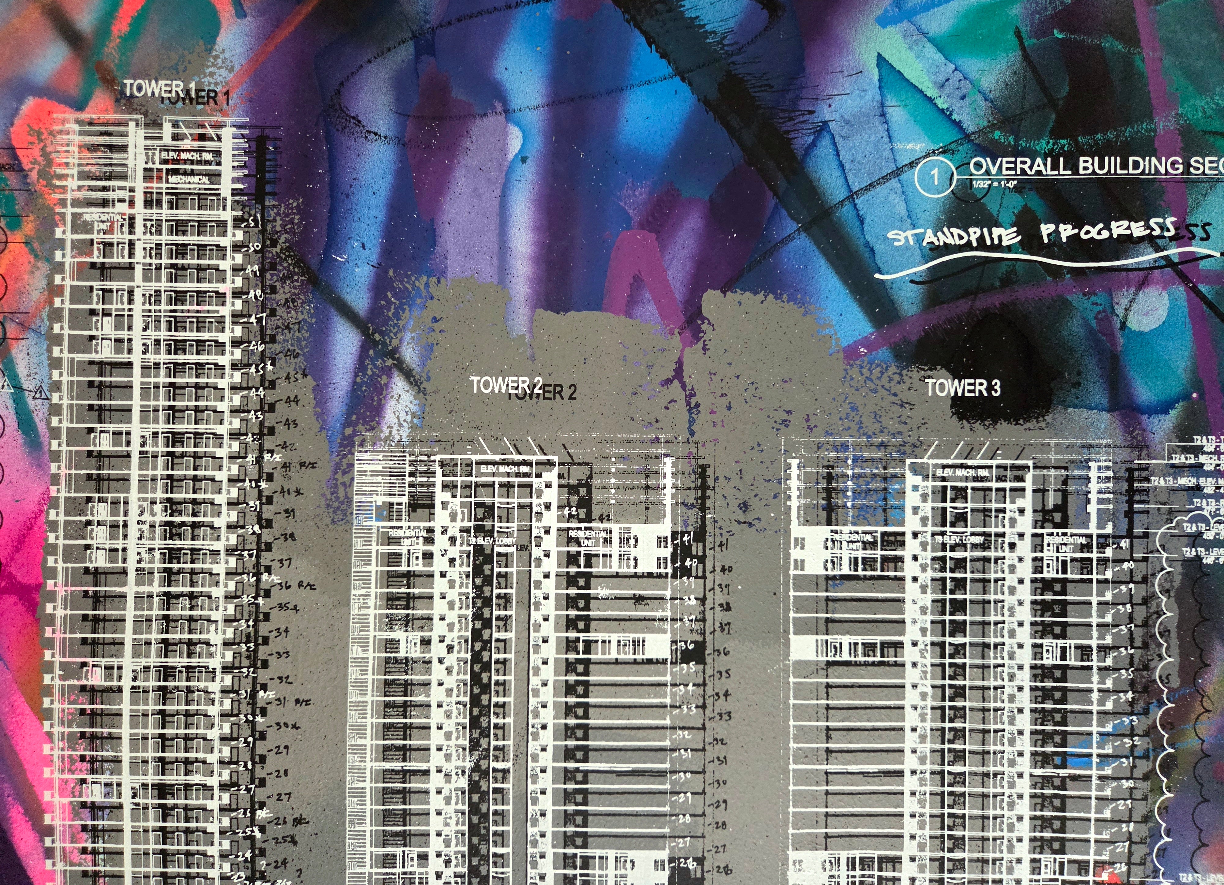 OCEANWIDE GRAFFITI TOWERS BUFFED RIP!
