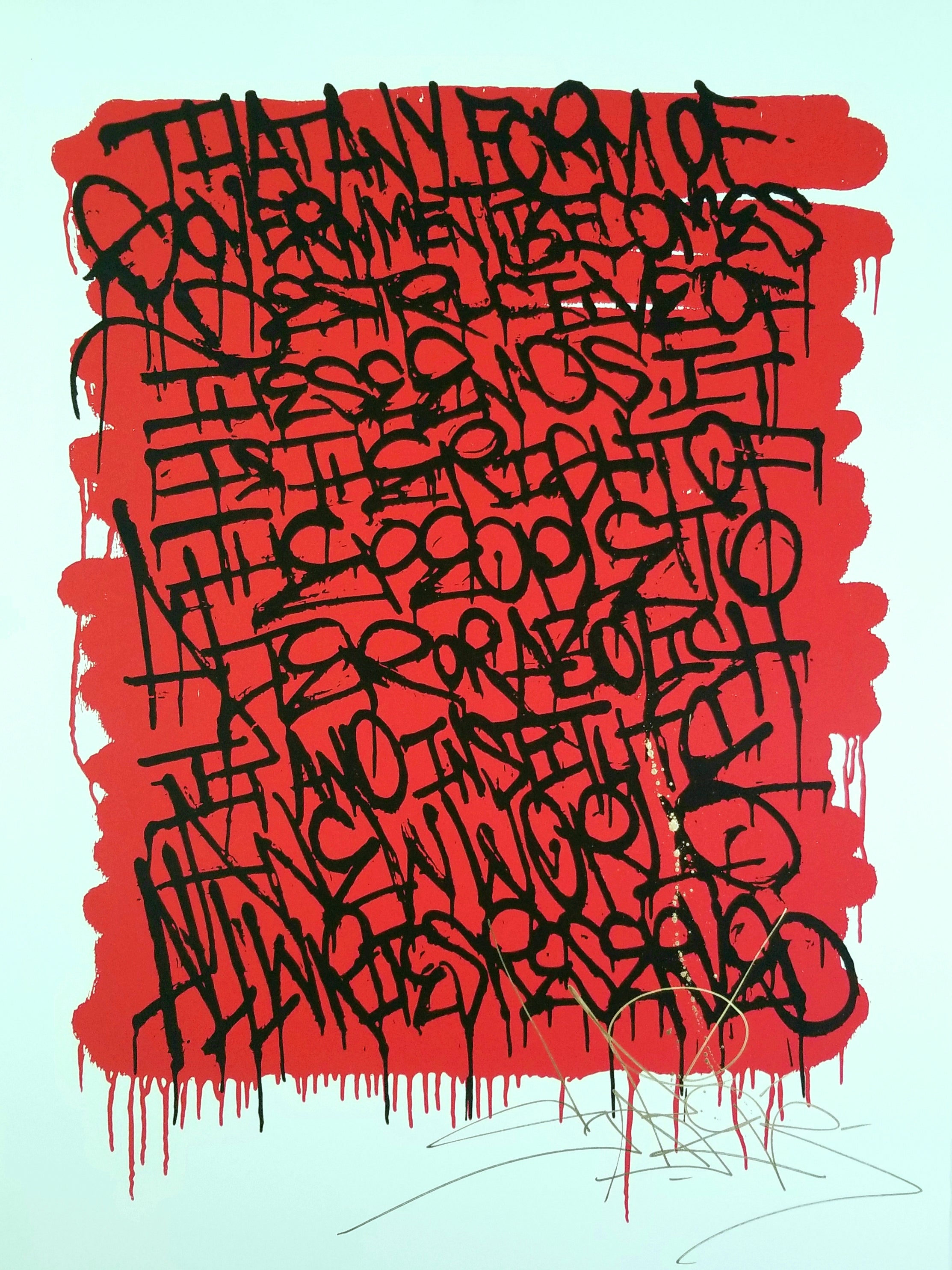 DECLARATION Limited Serigraph