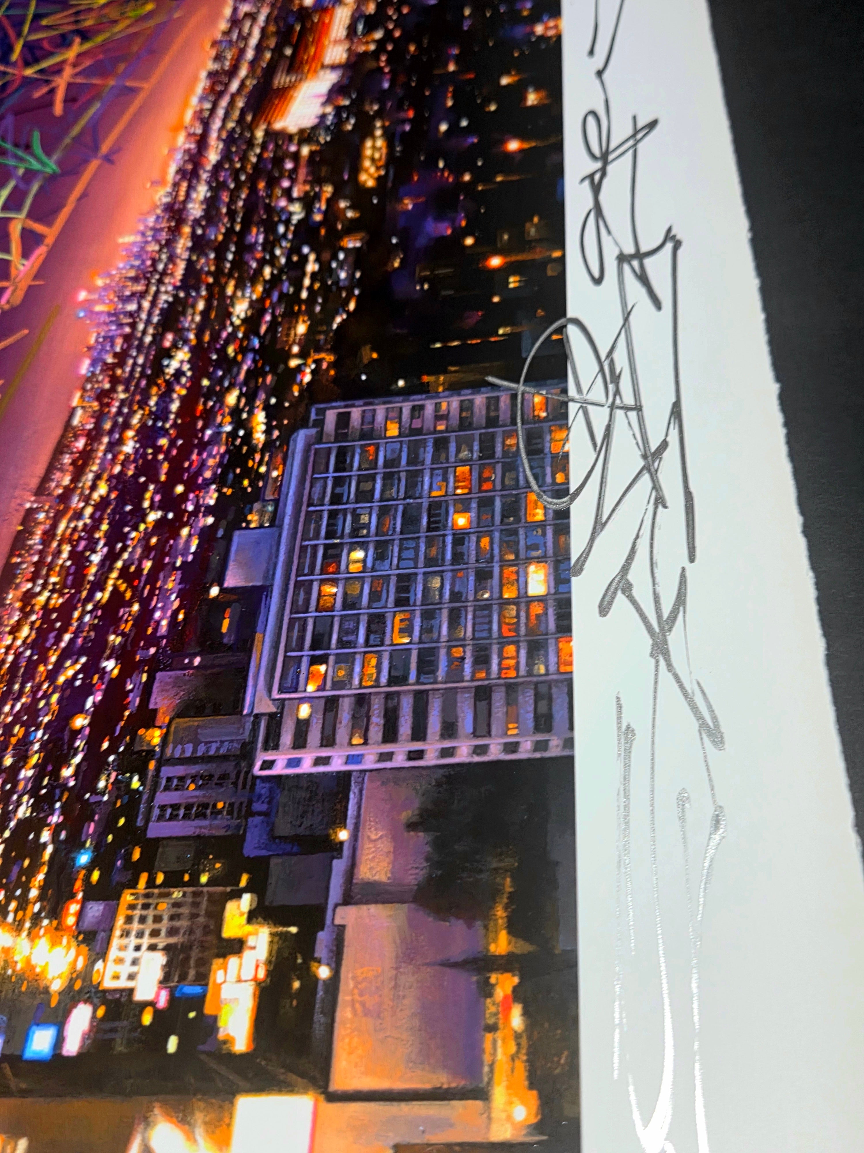 City Of Lights Tagged Skyline