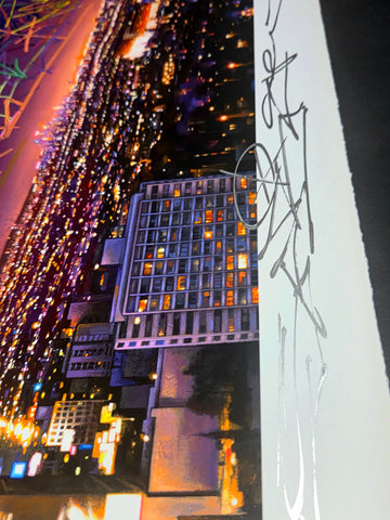 City Of Lights Tagged Skyline