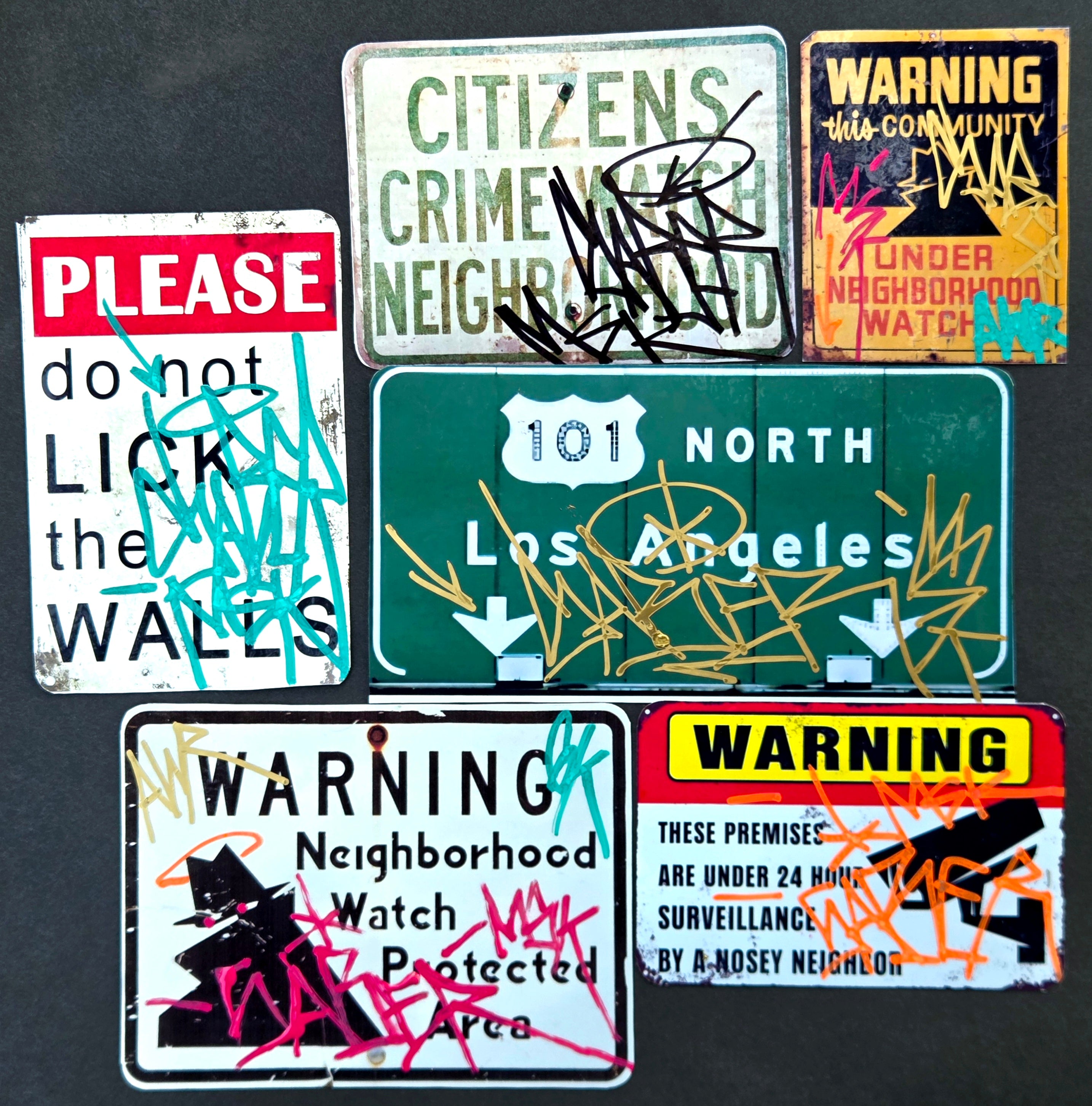 101 FRWY TAGGED SIGNS STICKER PACK