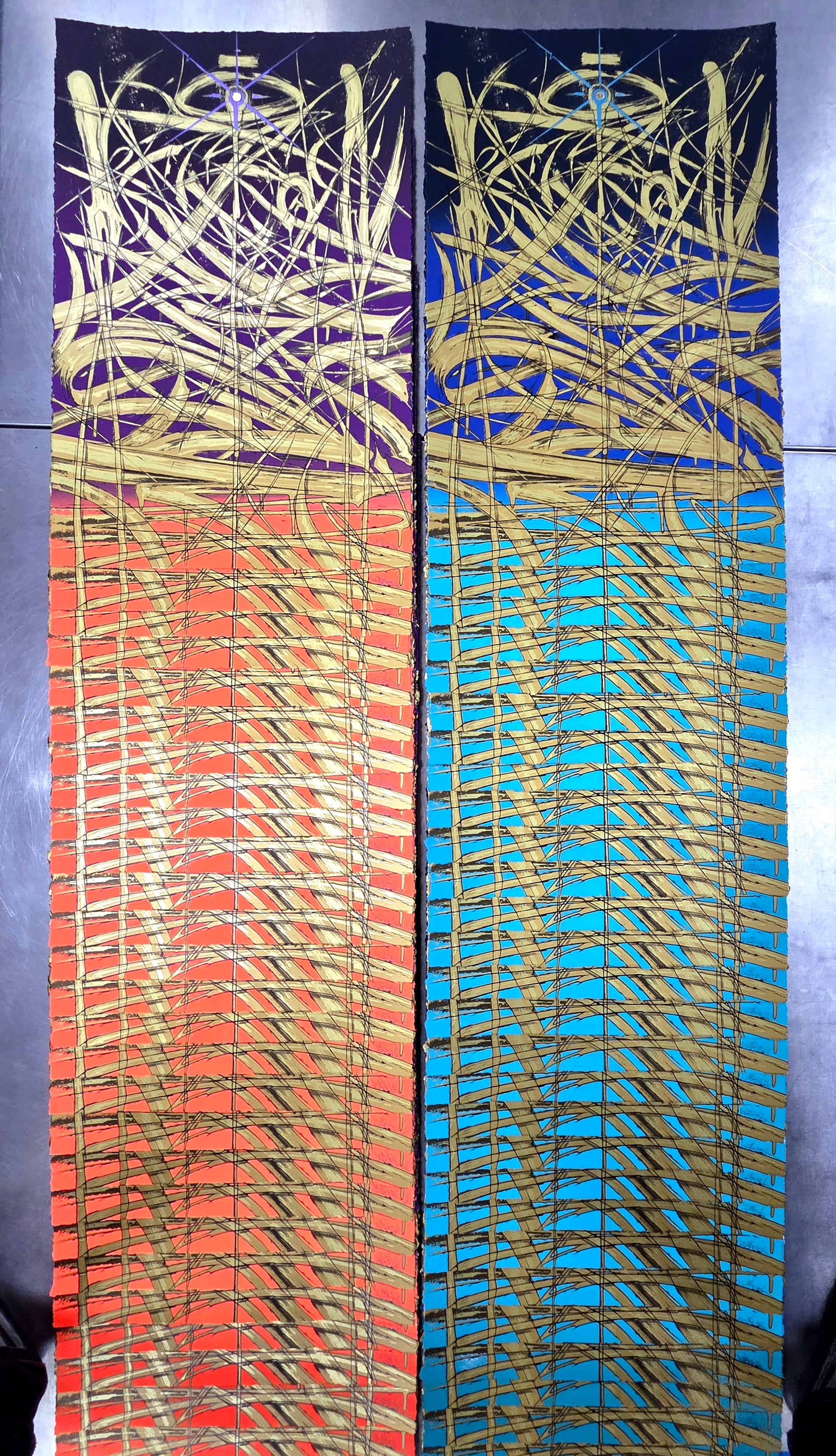 MIDNIGHT & SUNSET SERIGRAPHS