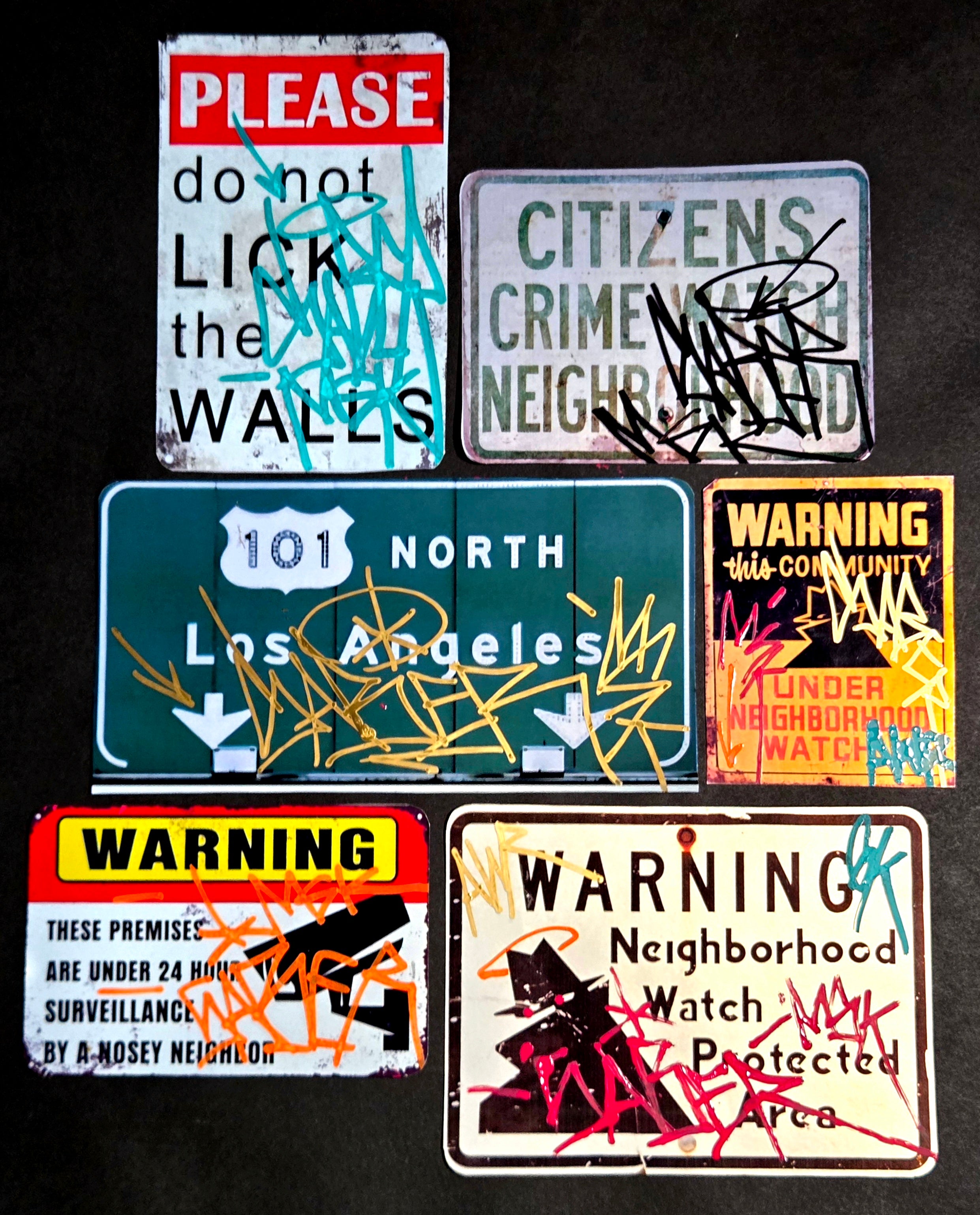 101 FRWY TAGGED SIGNS STICKER PACK
