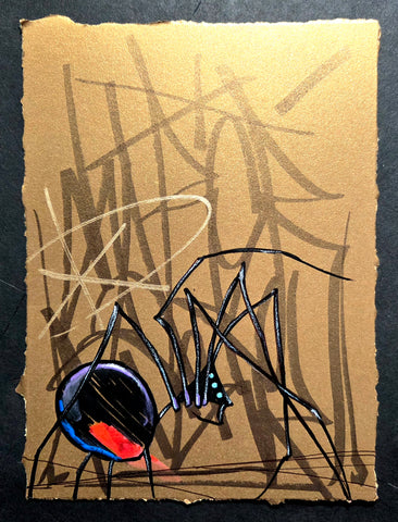 Spider On Gold Vintage
