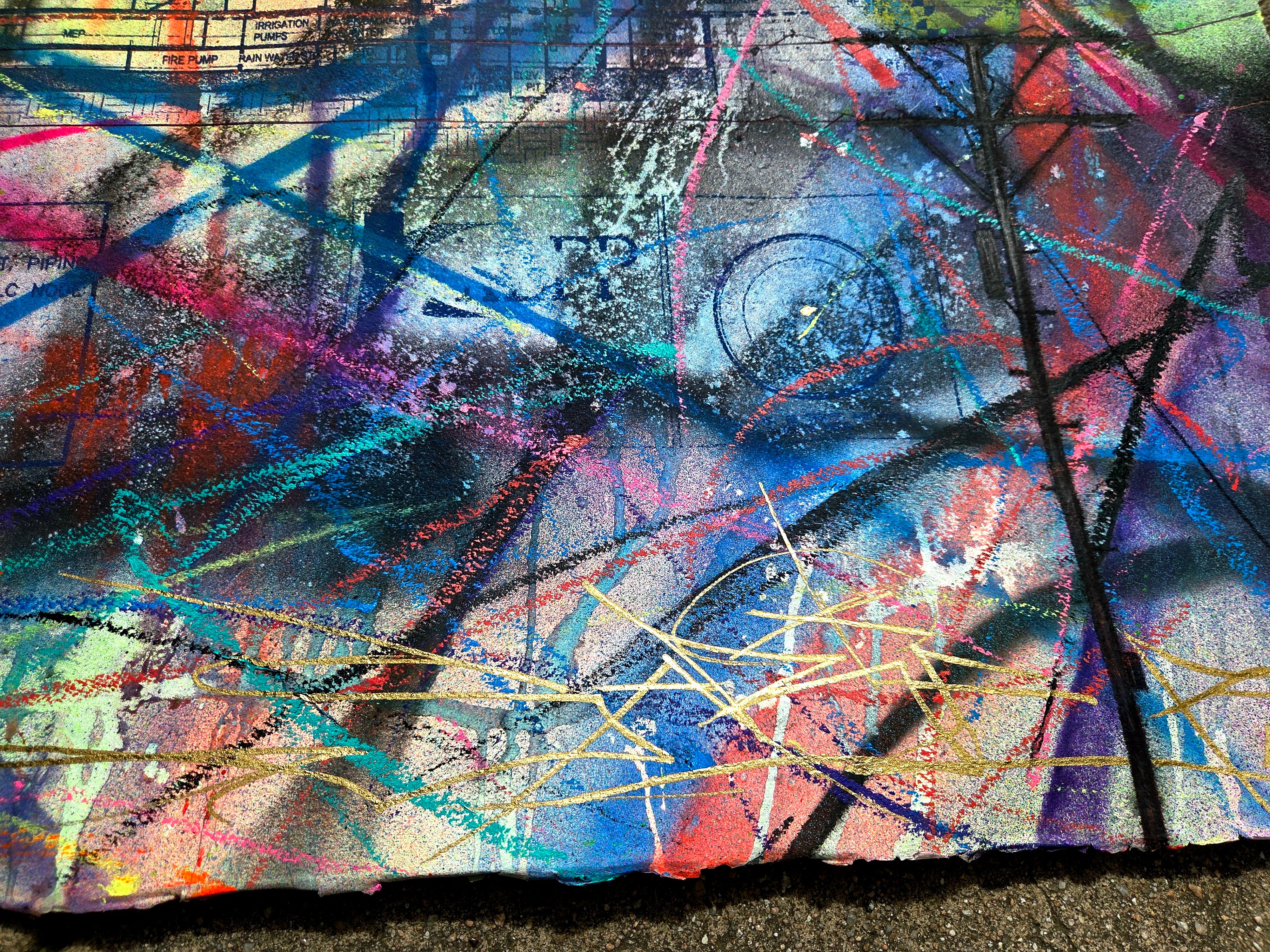 #2 BURNING GRAFFITI TOWERS