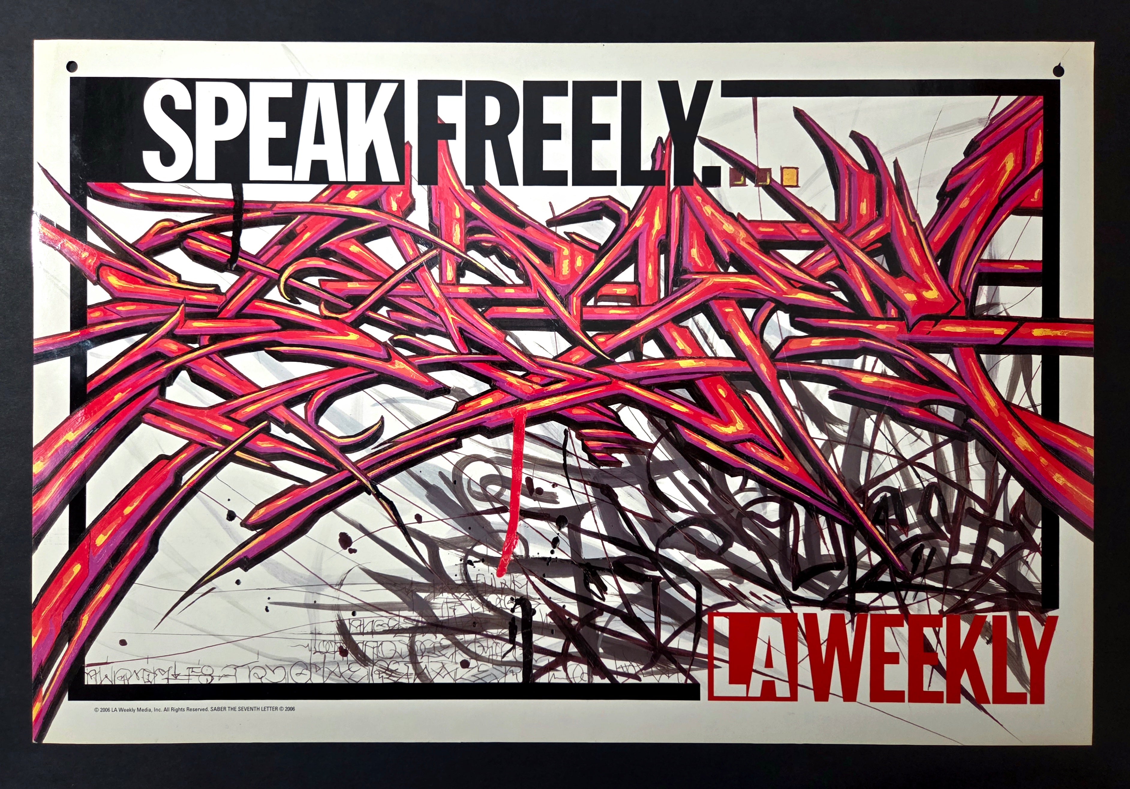 LAWEEKLY SPEAK FREELY POSTER