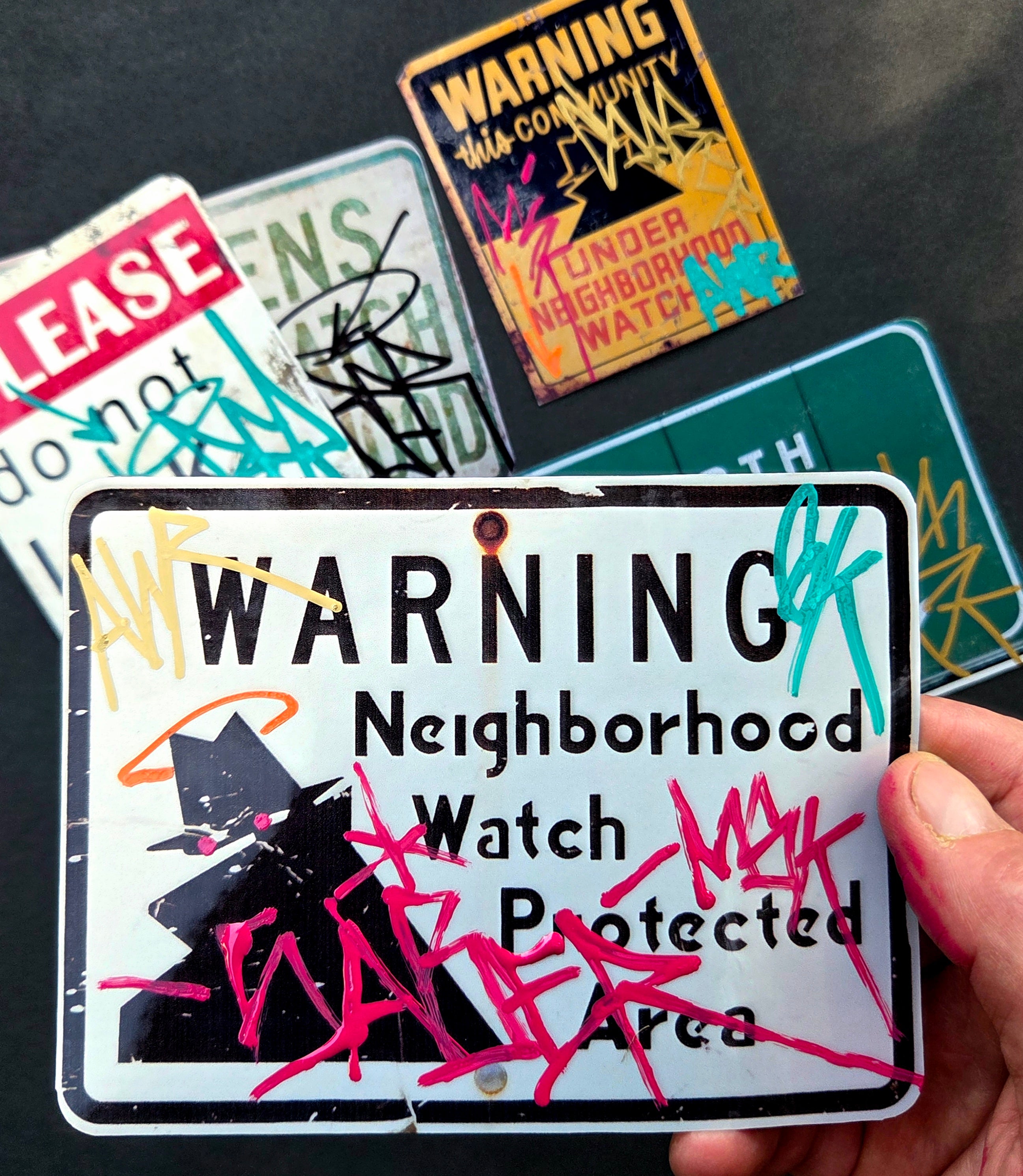 101 FRWY TAGGED SIGNS STICKER PACK