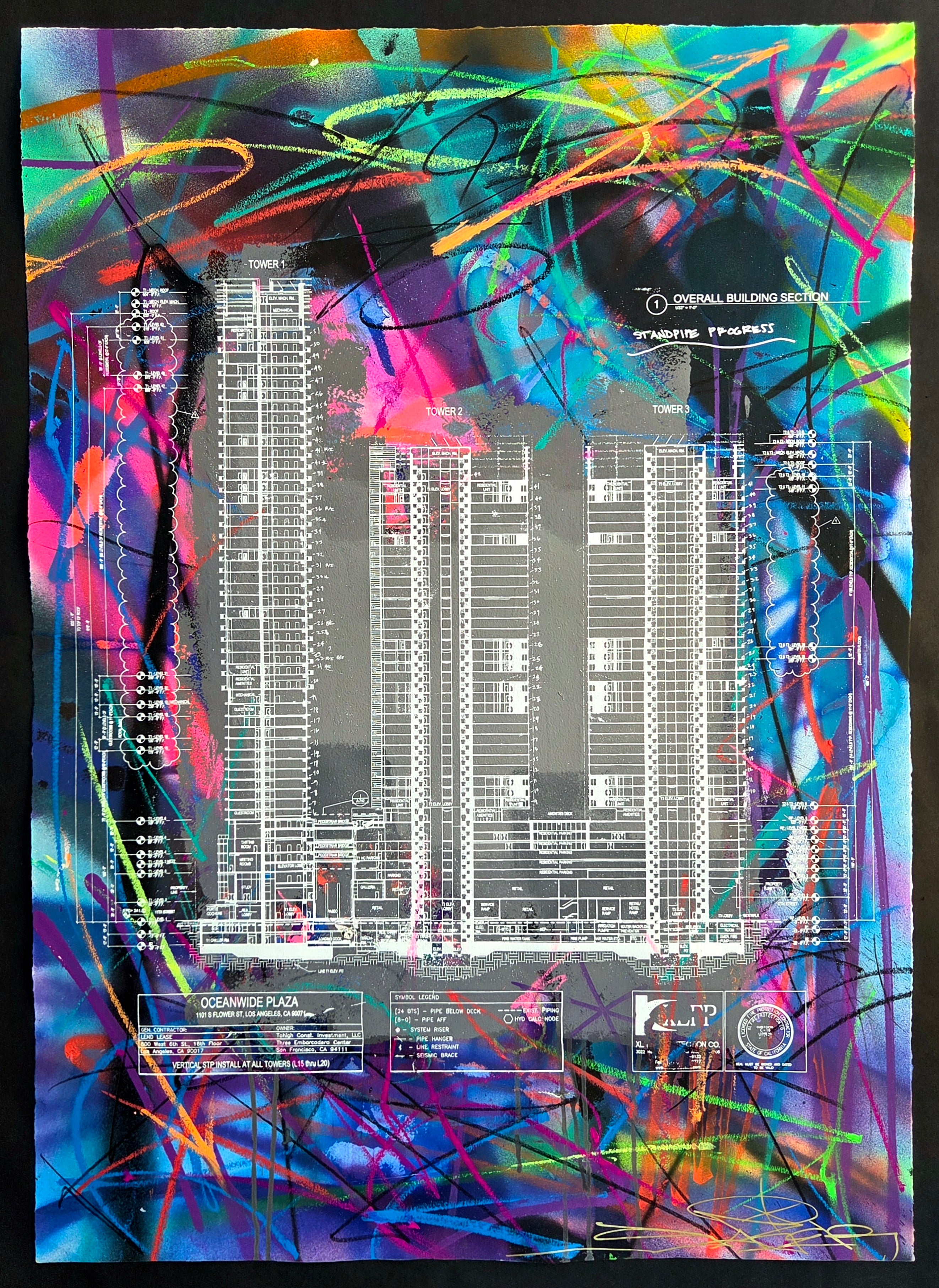 OCEANWIDE GRAFFITI TOWERS BUFFED RIP!