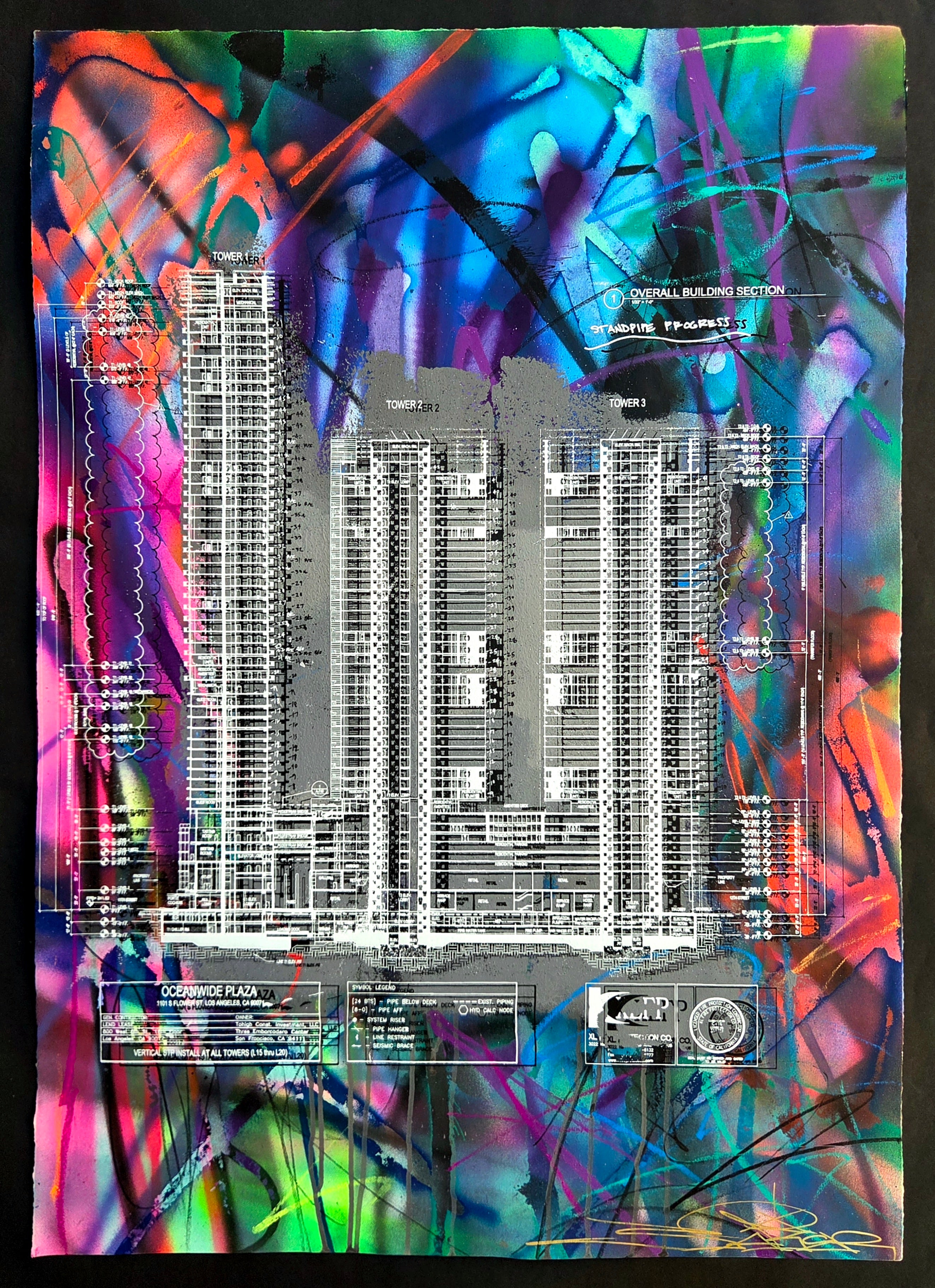 OCEANWIDE GRAFFITI TOWERS BUFFED RIP!