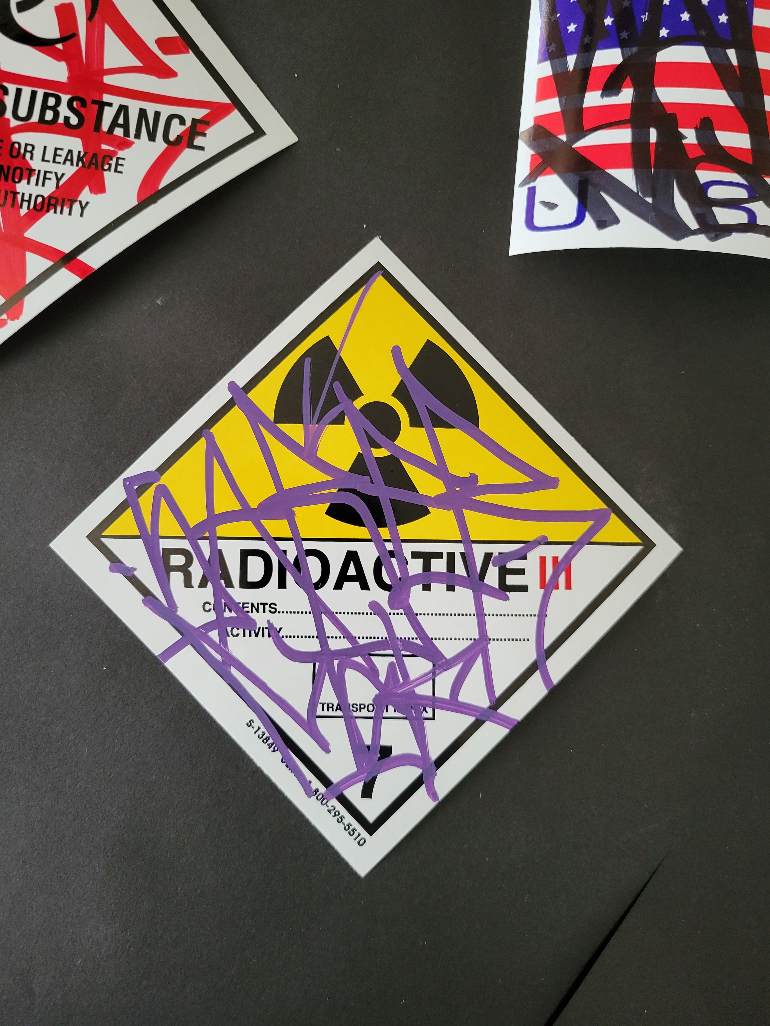 Radioactive Sticker Packet